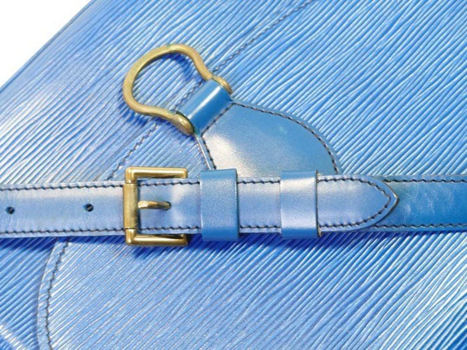 Louis Vuitton Blue Epi Leather Crossbody Bag image 6