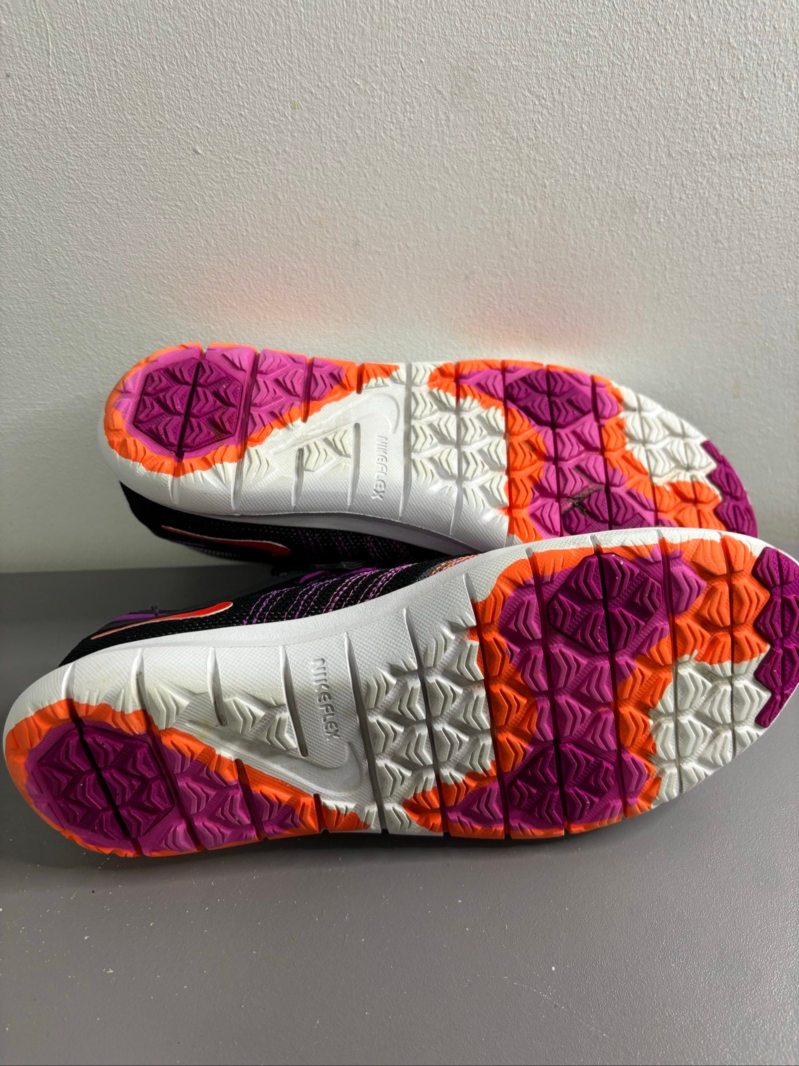 Nike Black, Orange & Purple Flex Adapt Training Shoes Uk3 image 5