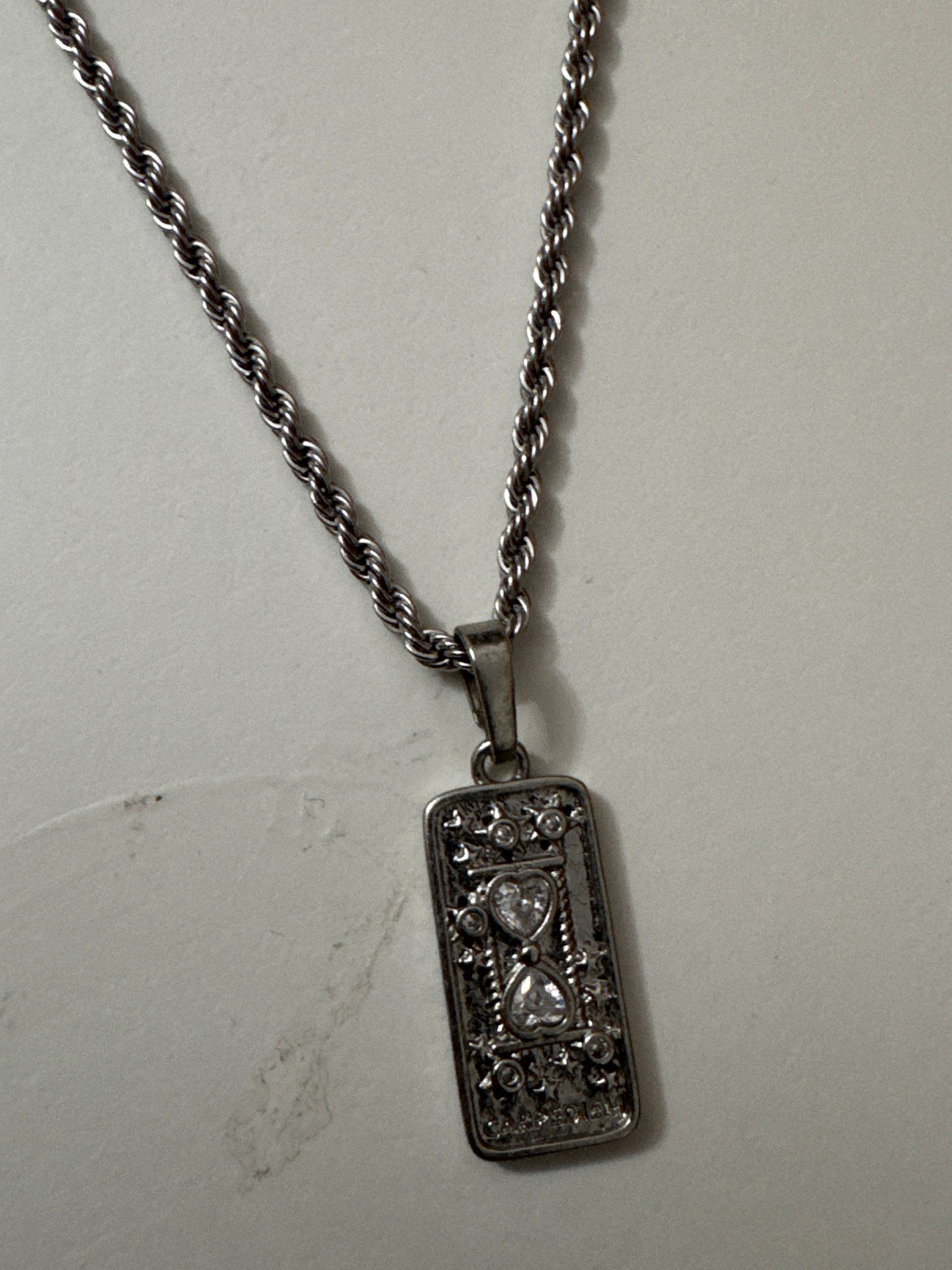 Silver Carpe Diem Pendant Necklace Unisex image 6