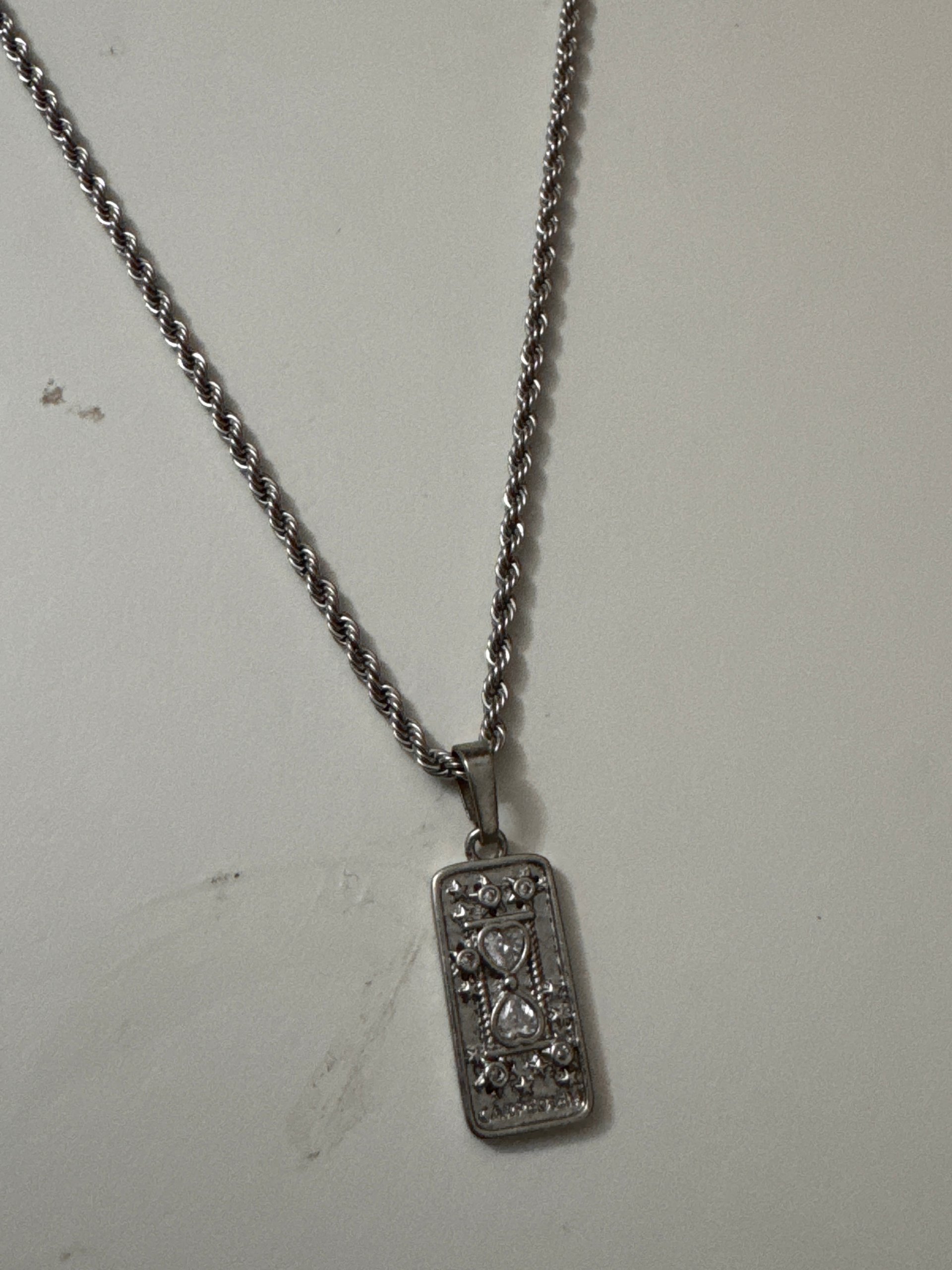 Silver Carpe Diem Pendant Necklace Unisex image 7