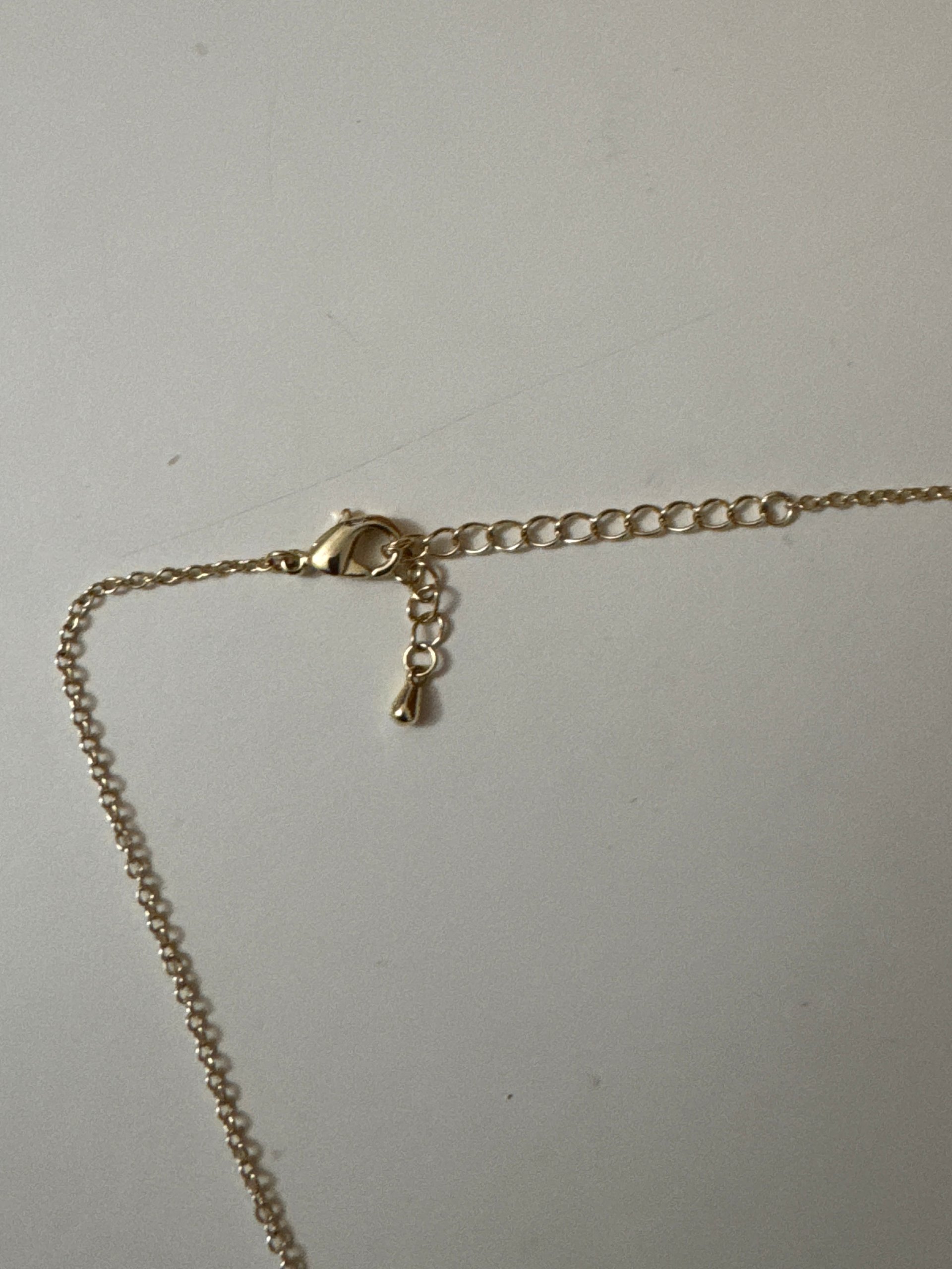 Gold Tone Clear Crystal Pendant Necklace Women image 6