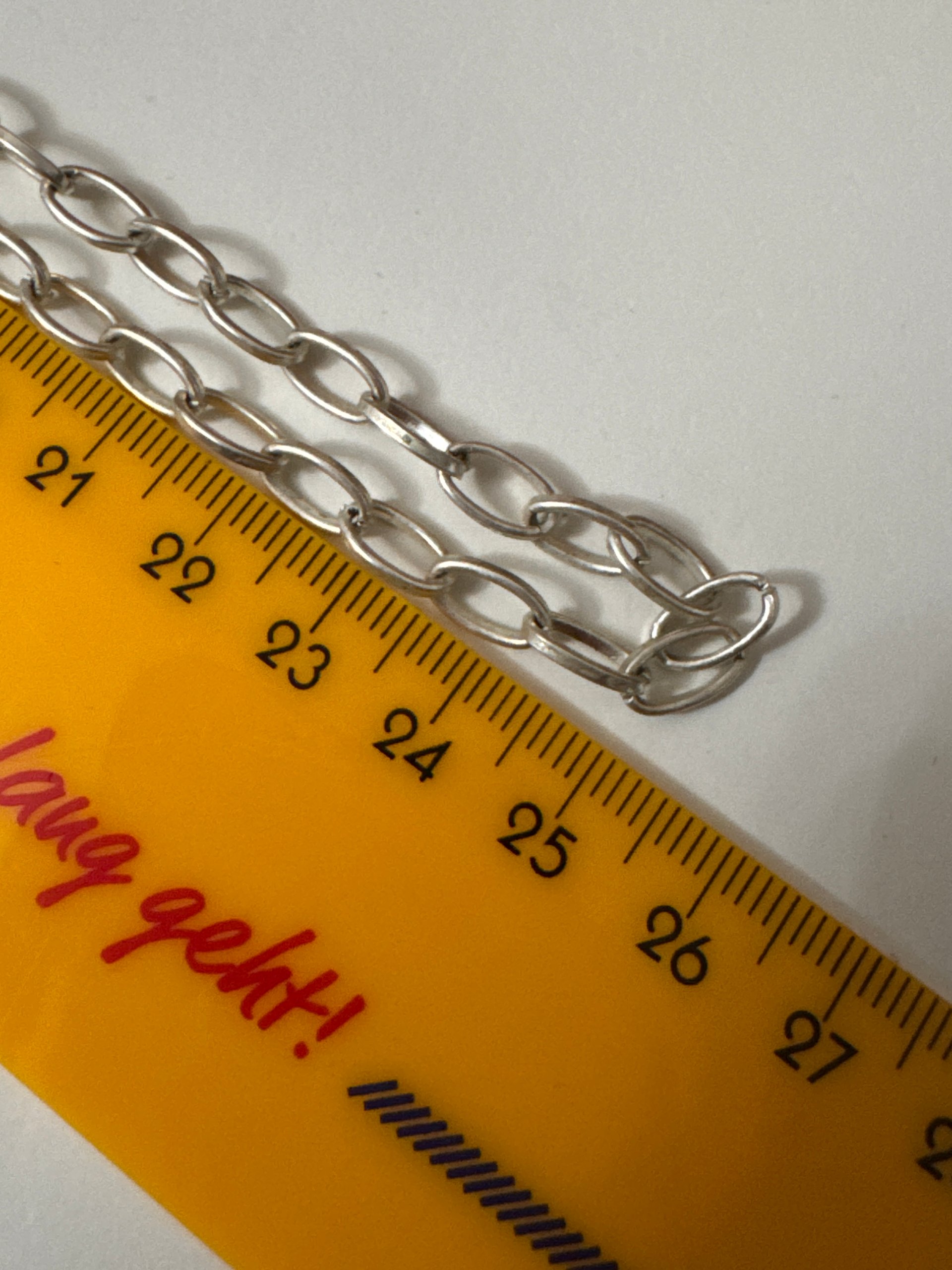 Silver Link Chain Necklace Unisex image 10