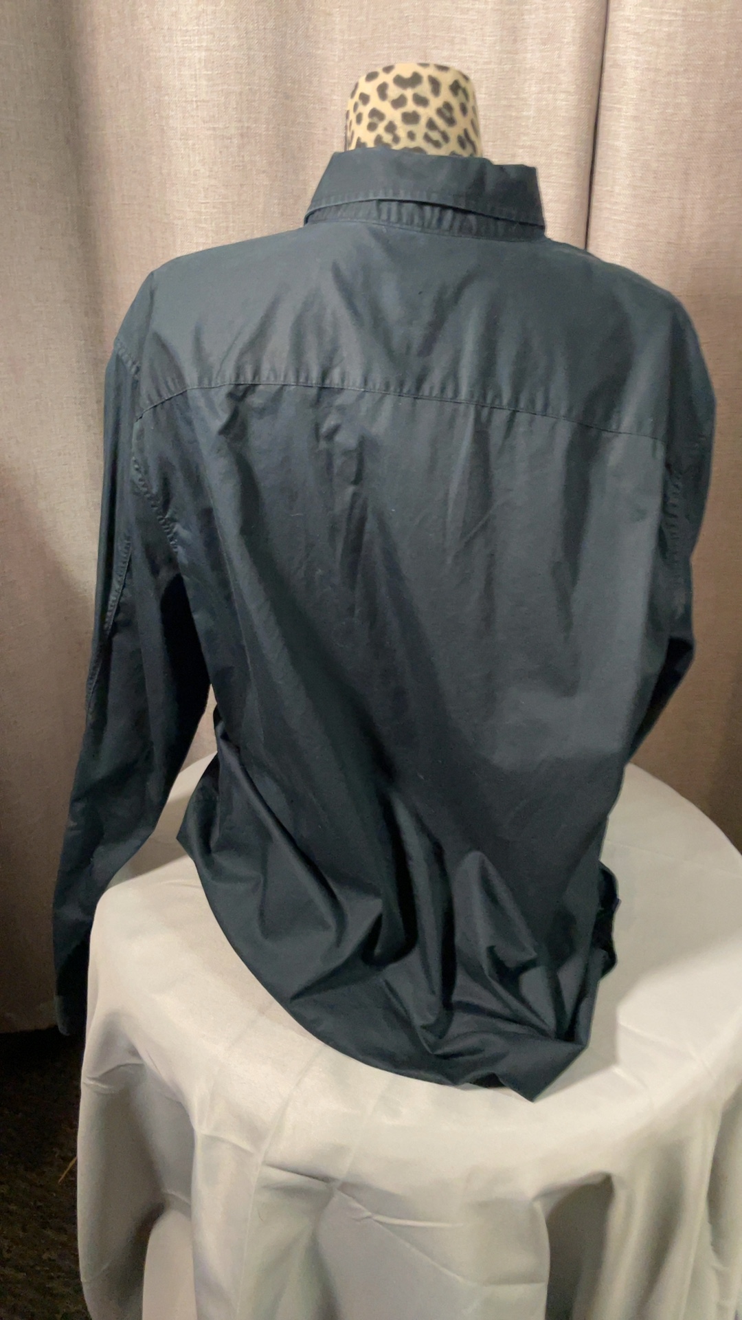 Armani Exchange Men’s XL Black Cotton Long-Sleeve Button-Down Shirt image 5