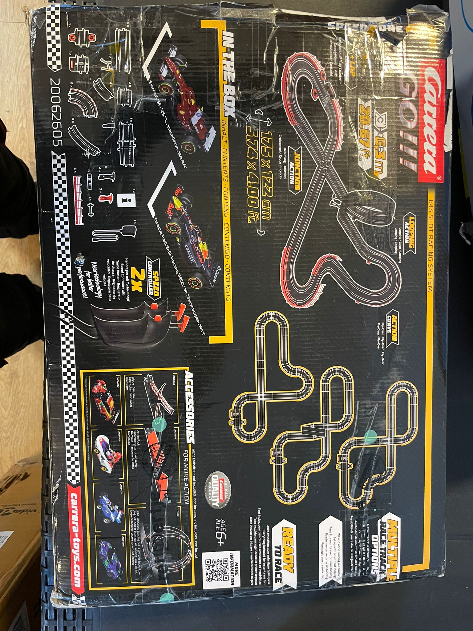 Carrera GO Racebaan Nieuw in doos LET OP 1 auto ontbreekt