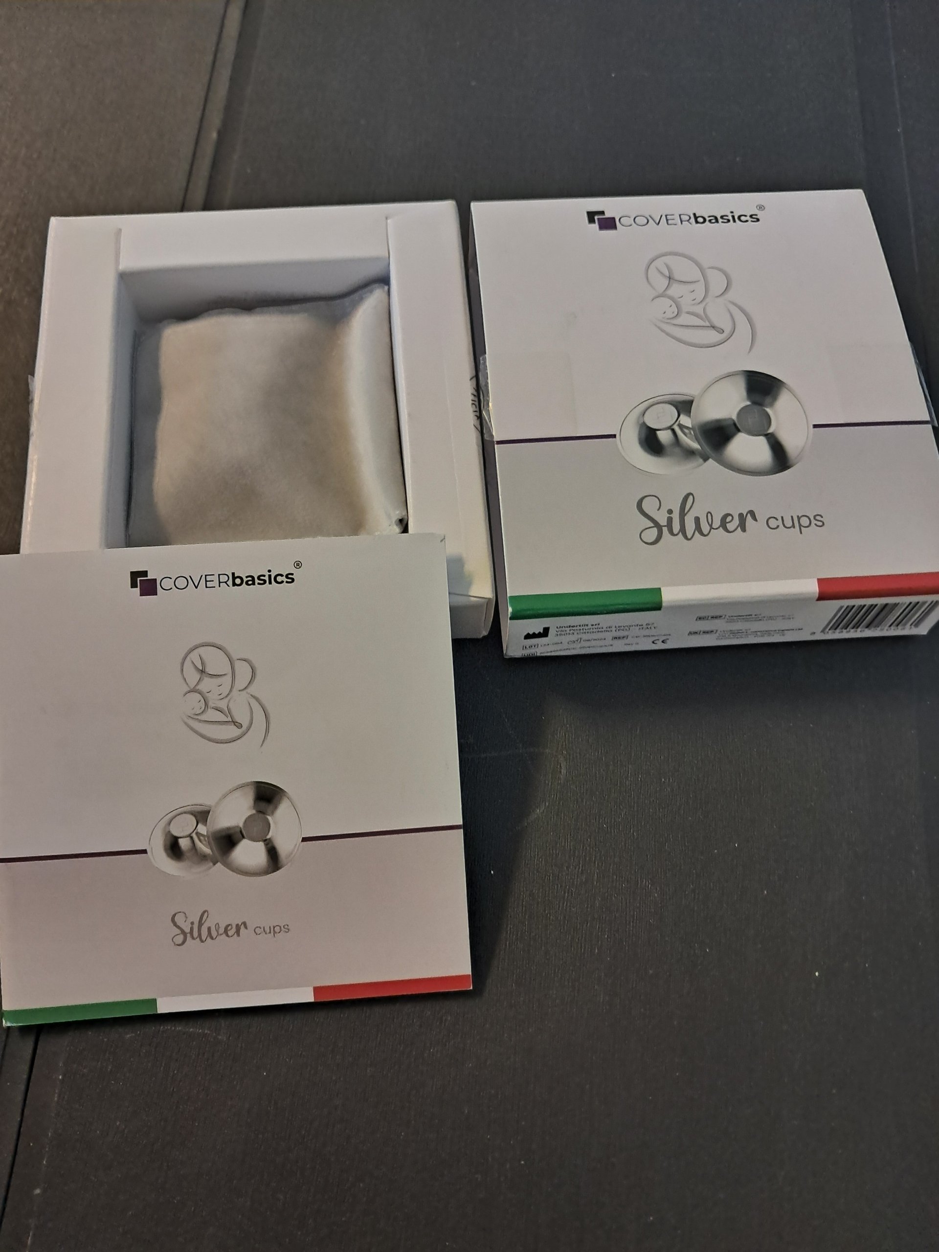 Coverbasics Zilveren Tepelbeschermers