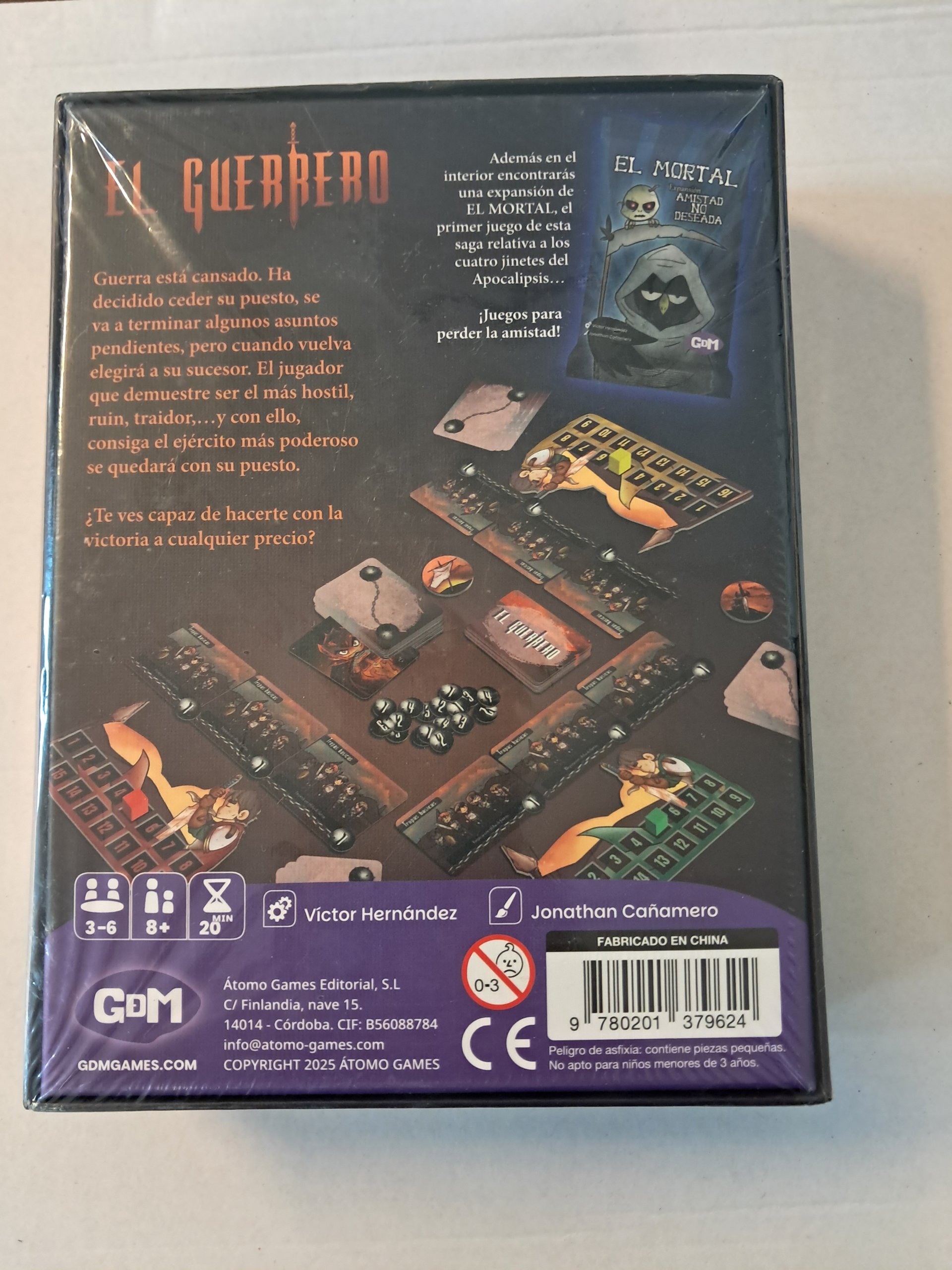 Bordspel El Guerrero + Uitbreiding El Mortal – Nieuw in folie! image 2