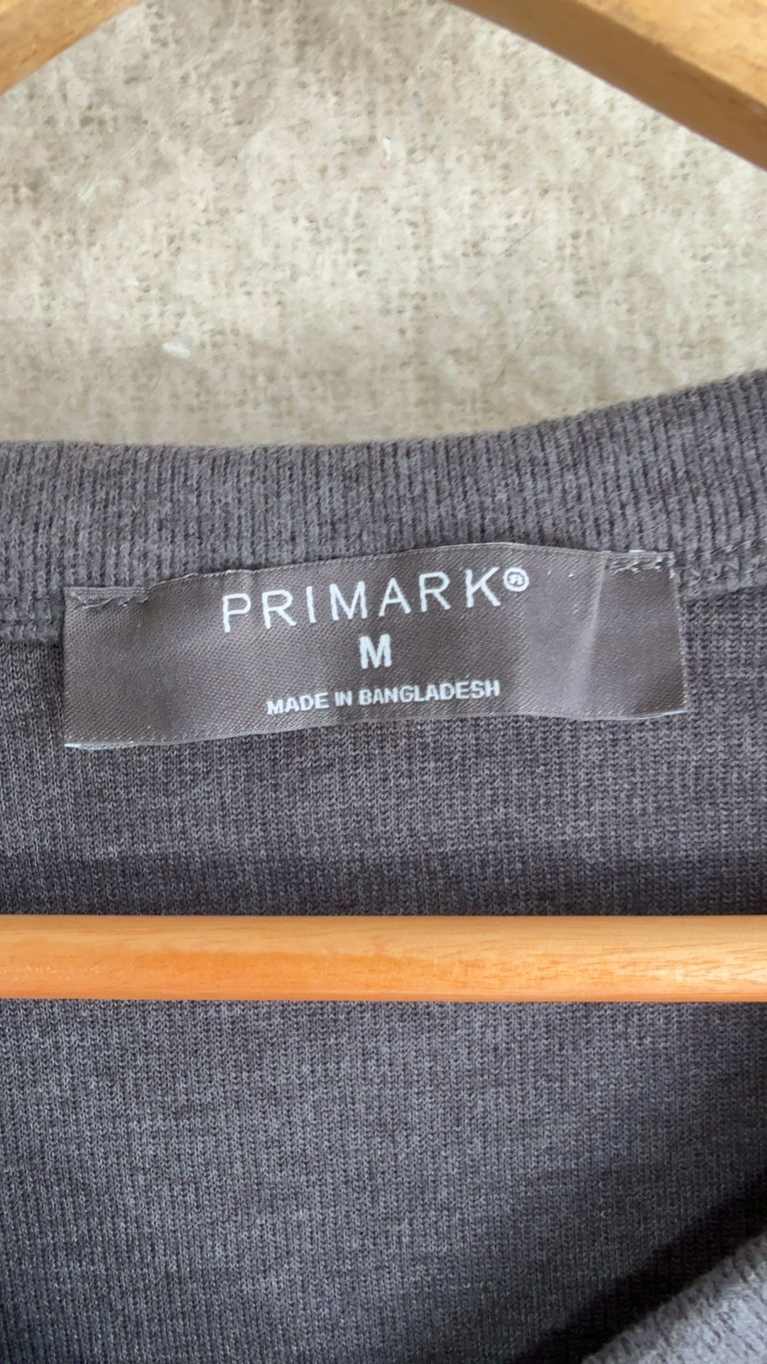 Primark Grey Women's Cotton Polyester Cardigan Medium Classic Button Front image 3