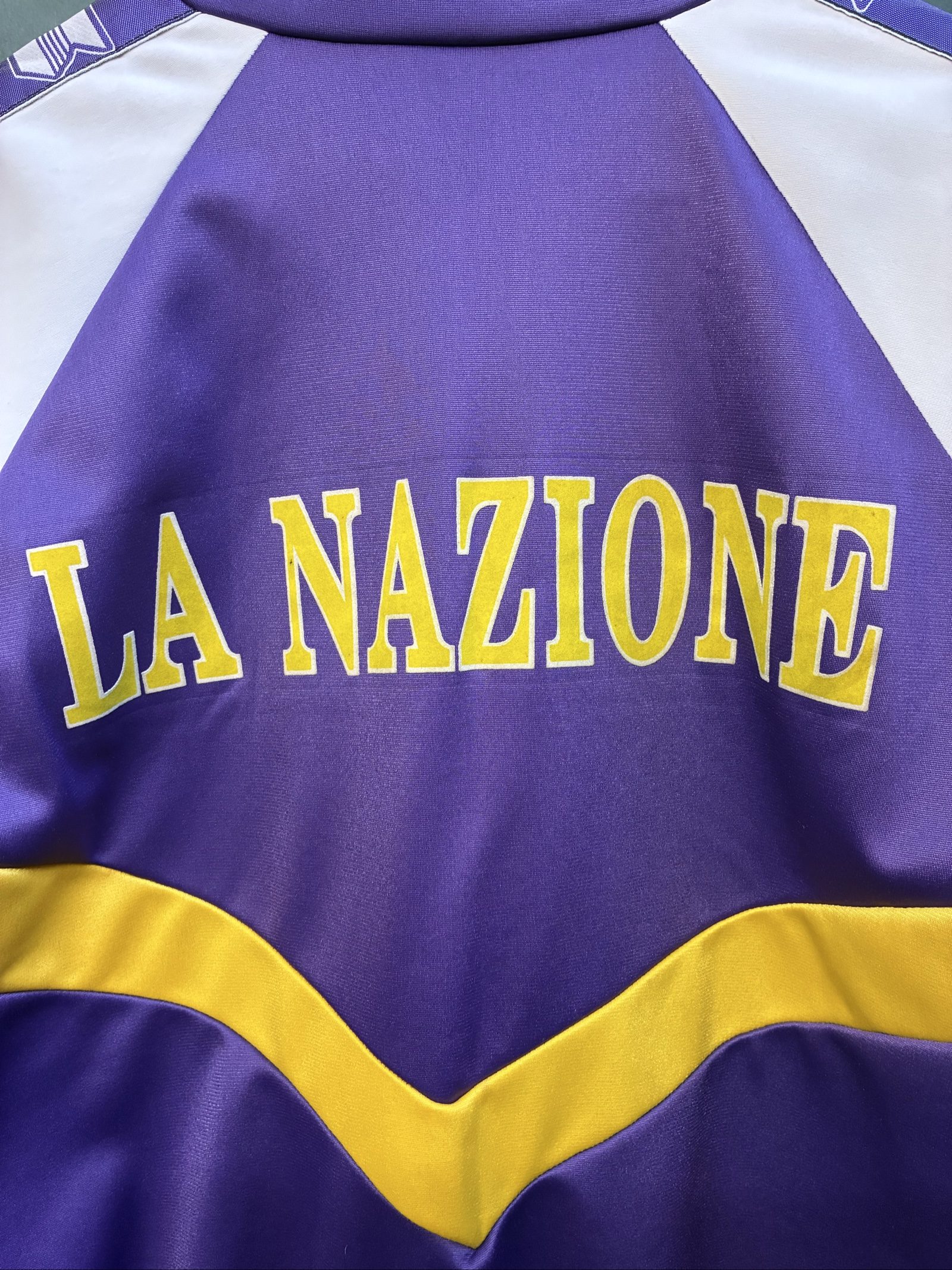 Fiorentina vintage Track Jacket 1989 90s training Italy football Medium image 5