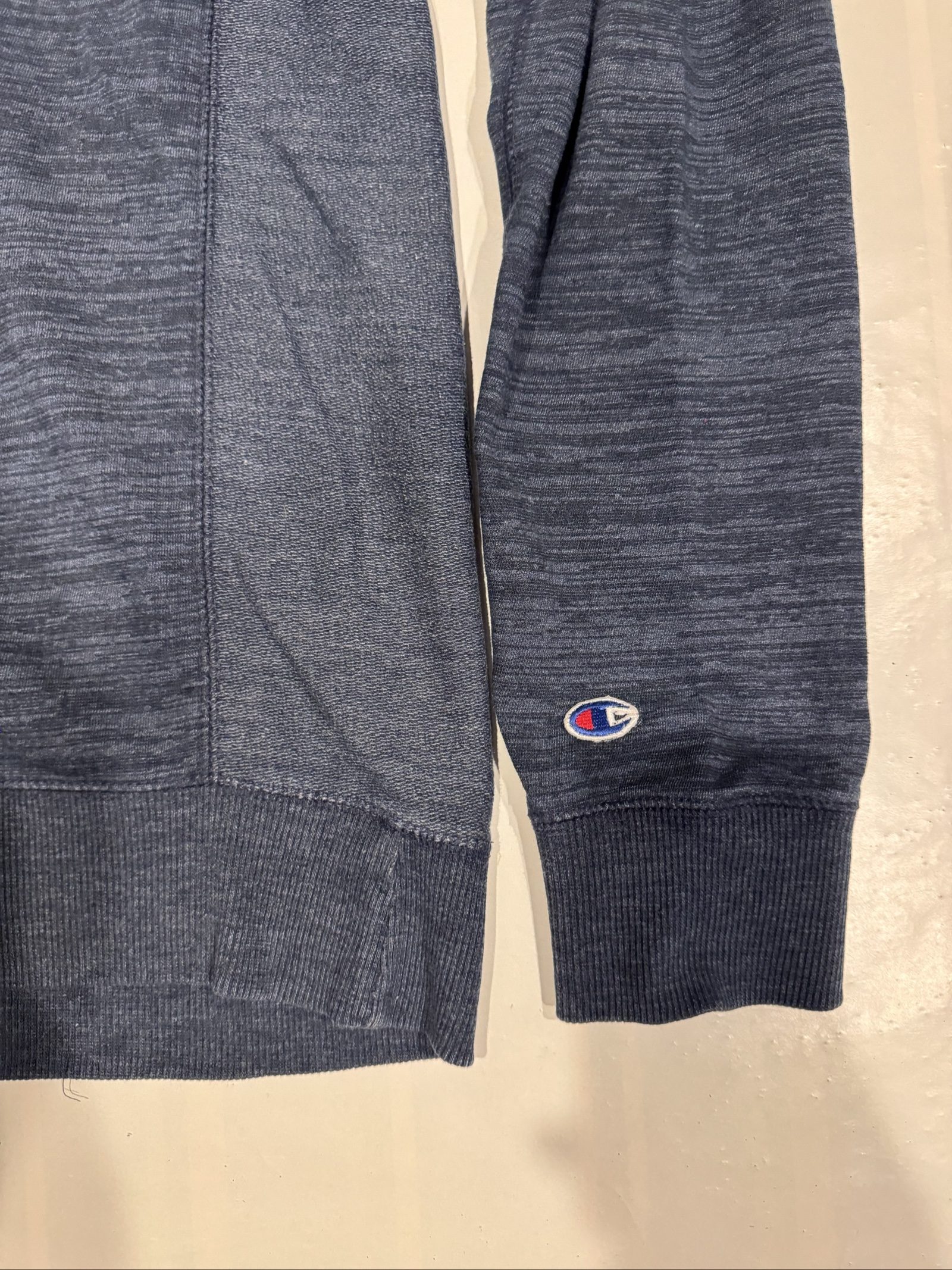 Adult Champion Authentic Athletic Apparel Crewneck Sweatshirt – Heather Navy Blue – Small image 2