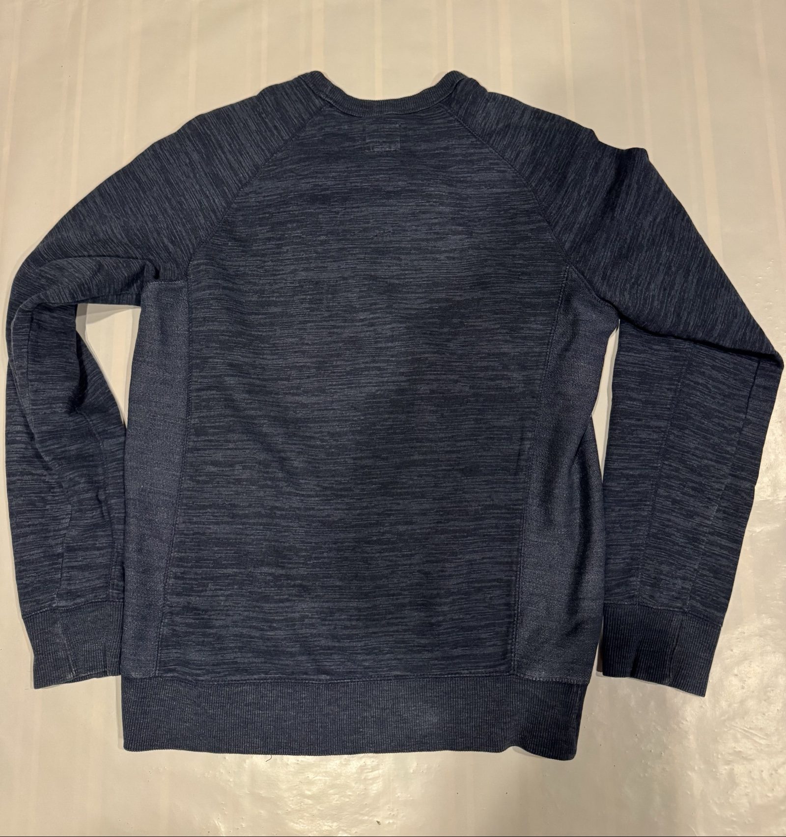 Adult Champion Authentic Athletic Apparel Crewneck Sweatshirt – Heather Navy Blue – Small image 6