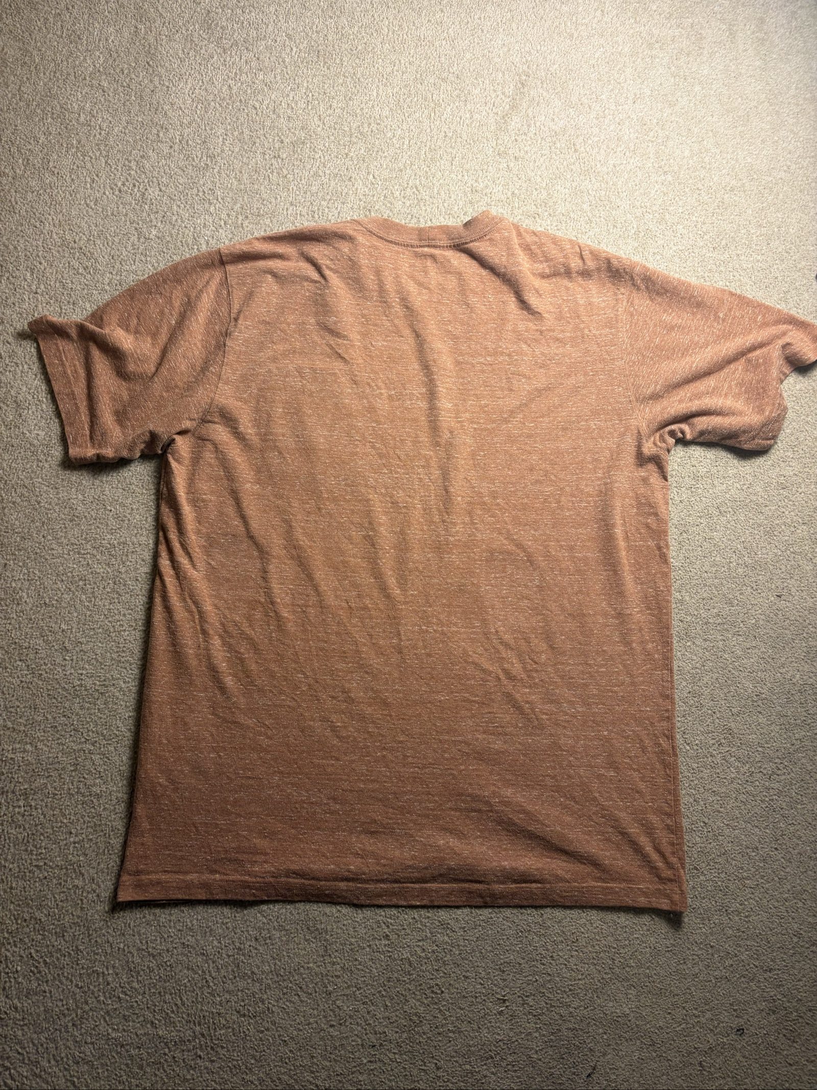 Carhartt Brown Heathered Pocket T-Shirt Large Loose Fit image 6