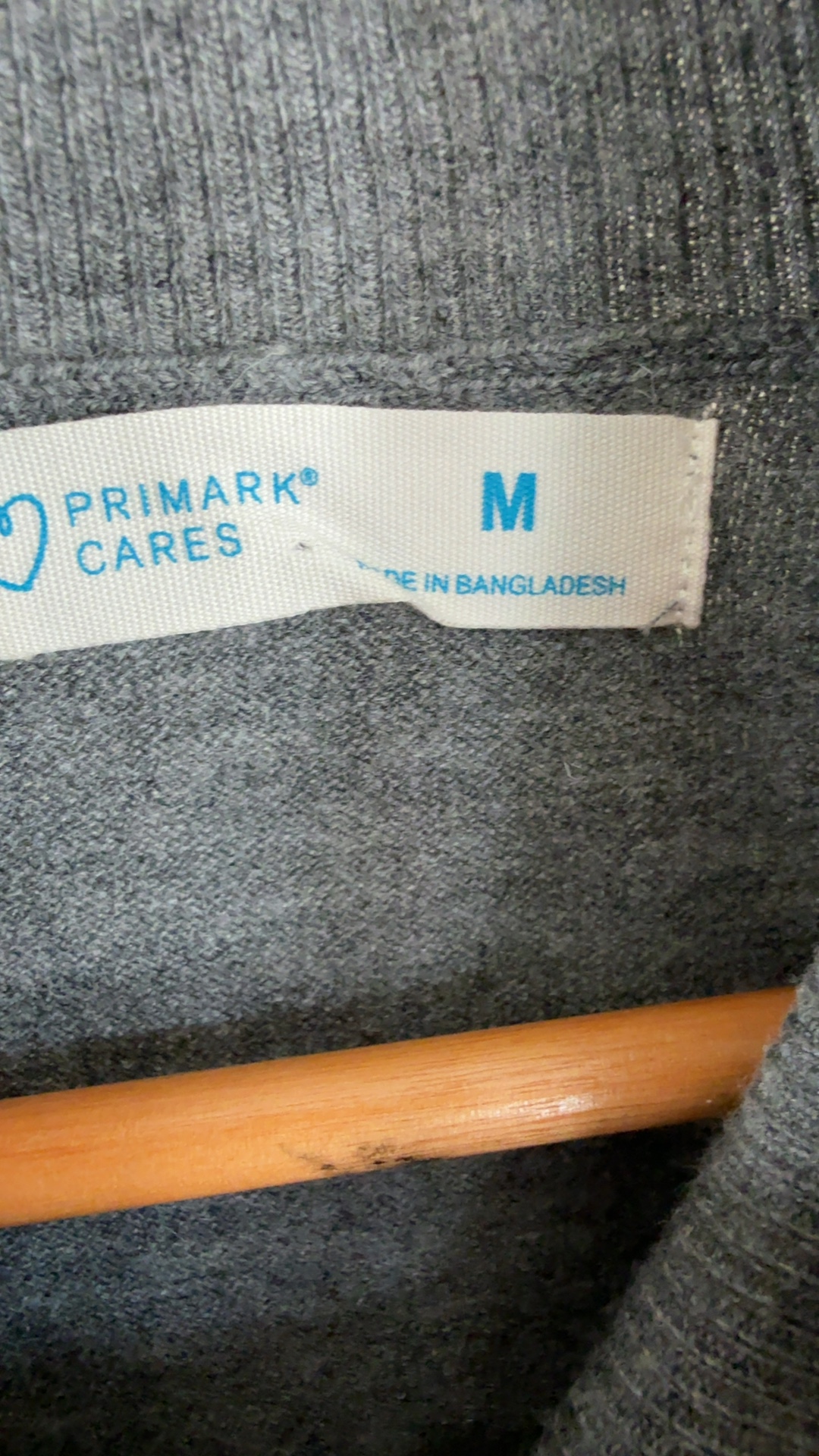 Primark Women Grey Wool Blend Turtle Neck Jumper Medium Soft Knitwear image 2
