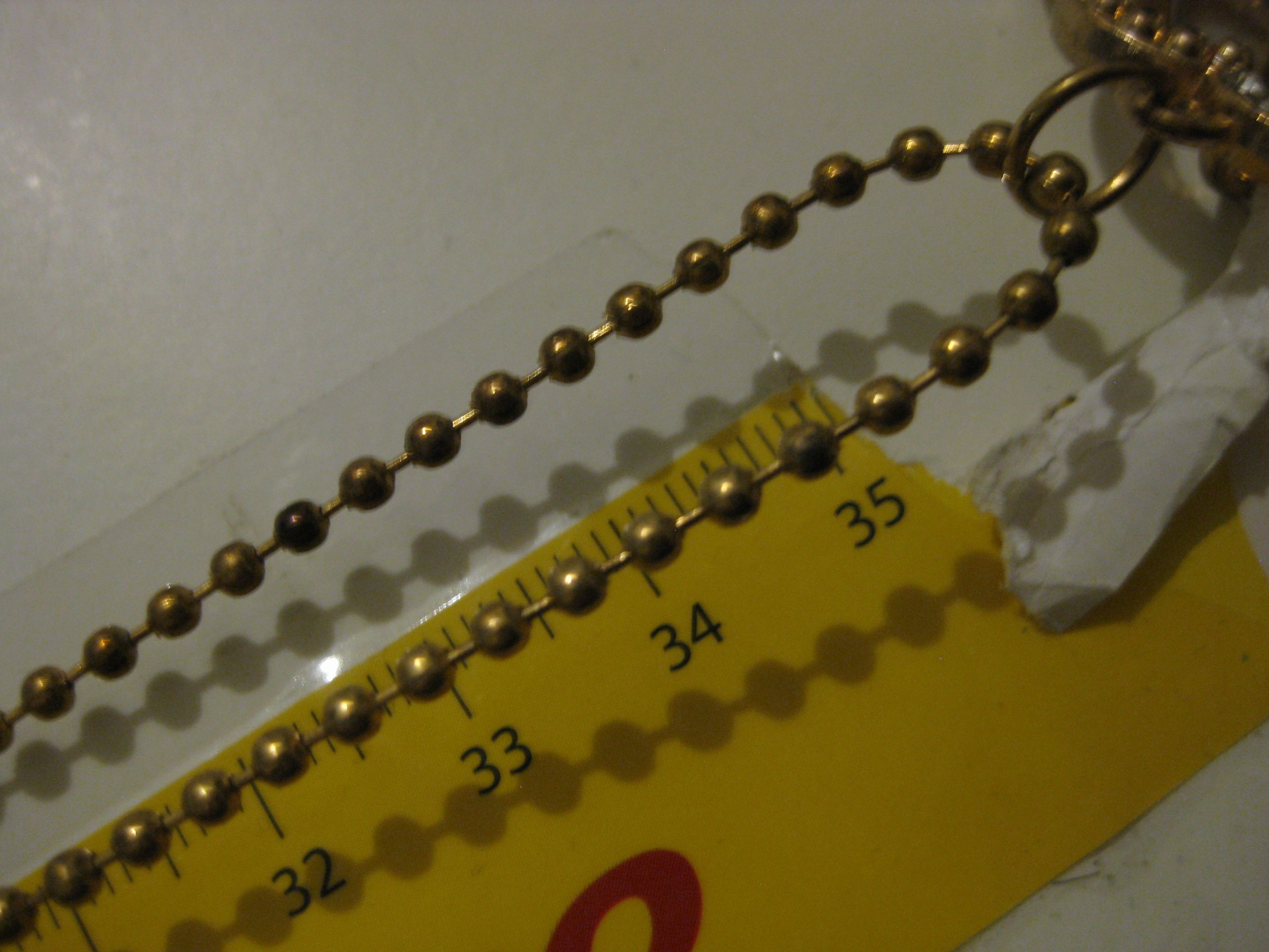Gold Tone & Pearl Key Pendant Necklace image 8