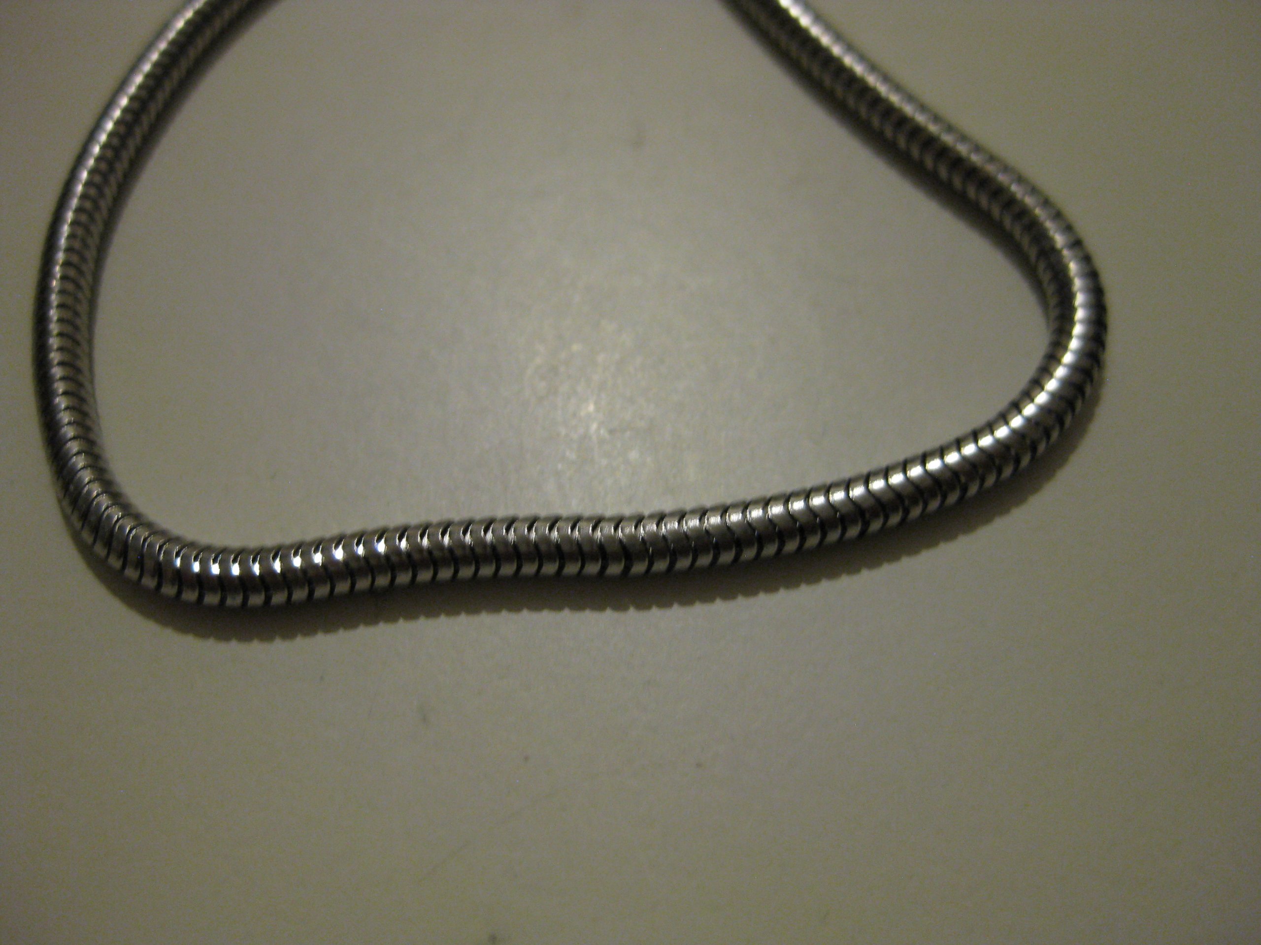 Silver Tone Adjustable Snake Chain Bracelet Women image 3