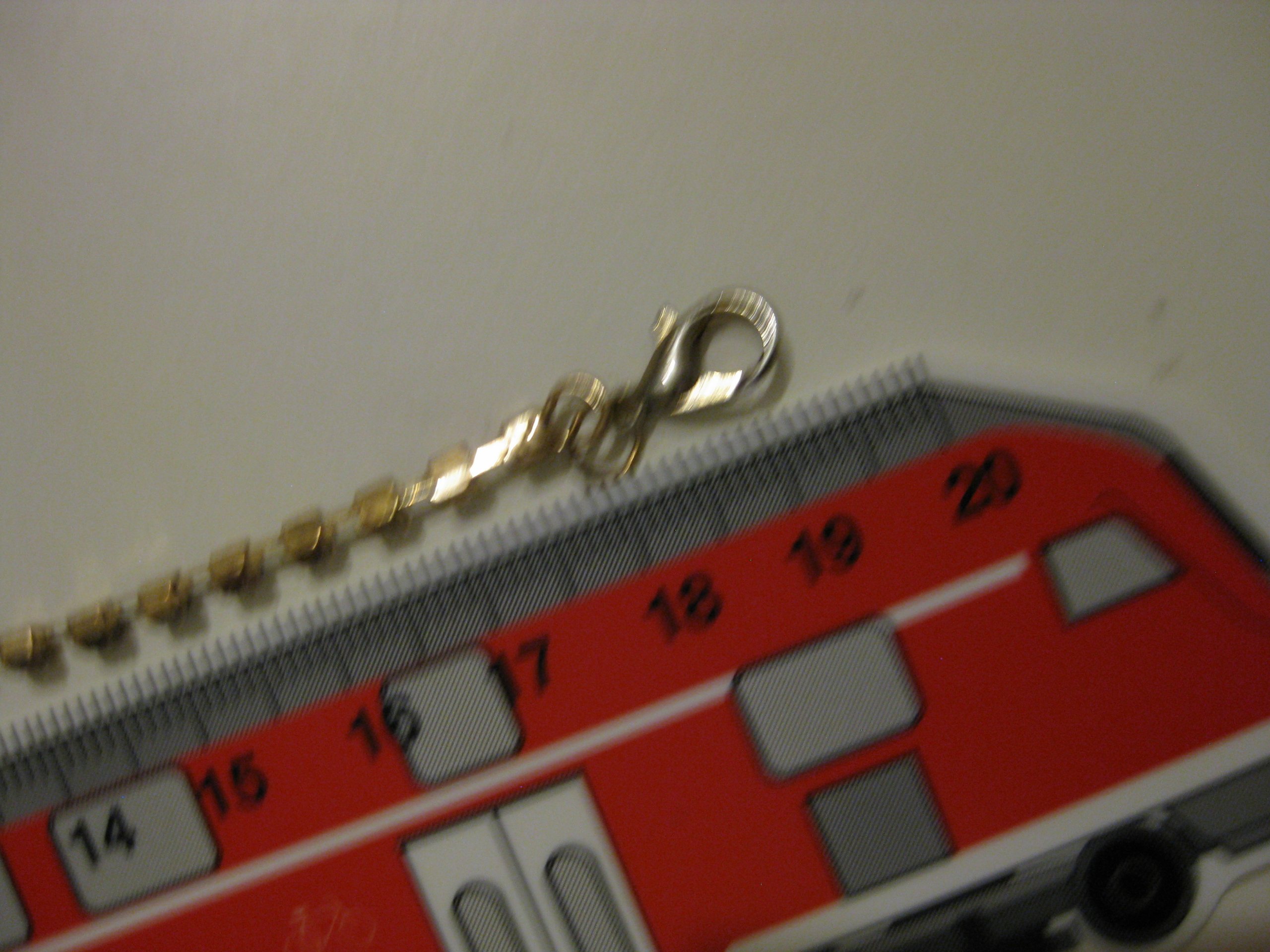 Gold & Red Heart Crystal Bracelet Adjustable Length image 4