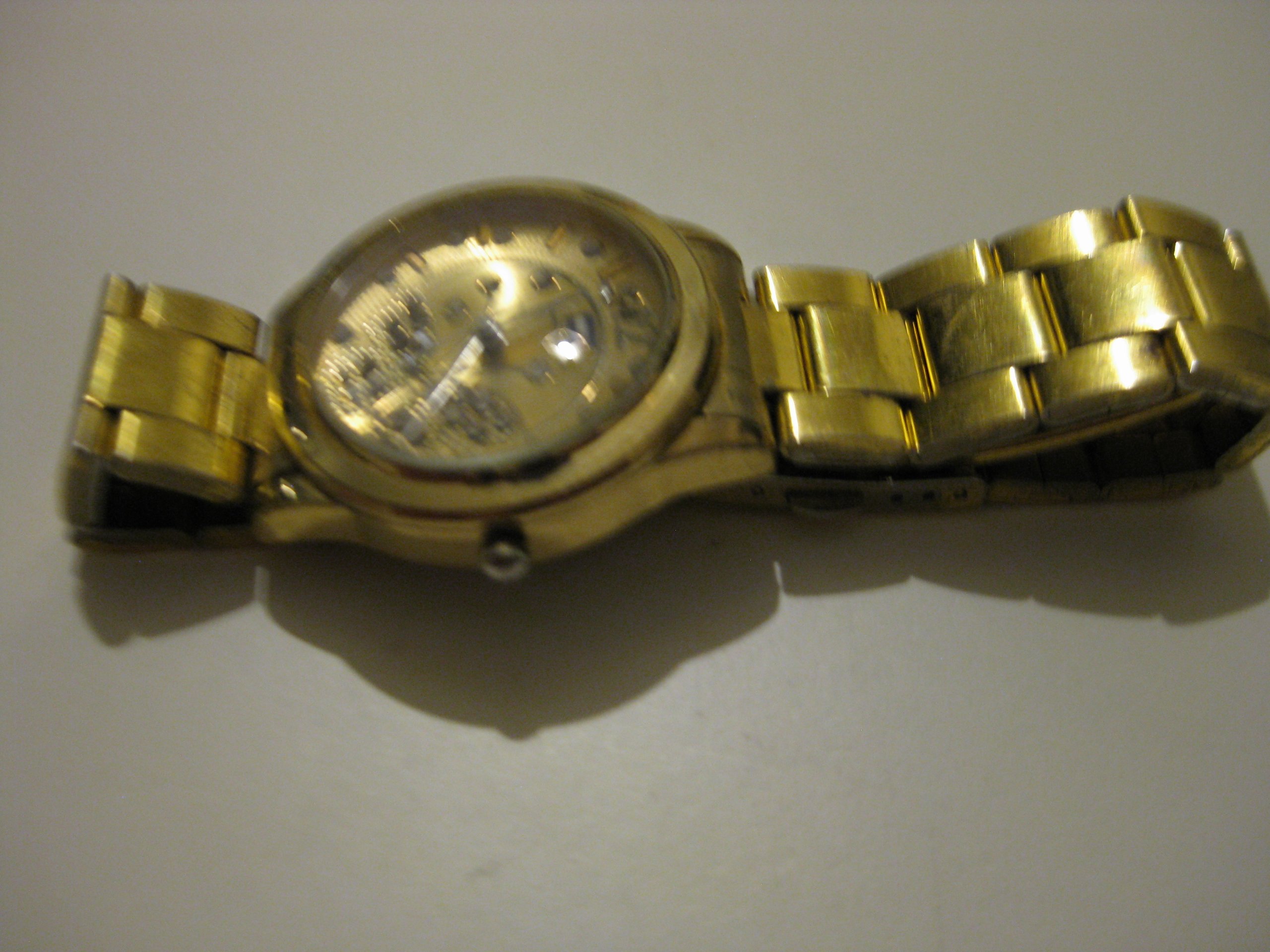 Tommy Hilfiger Gold Tone Women's Crystal Butterfly Wristwatch image 3