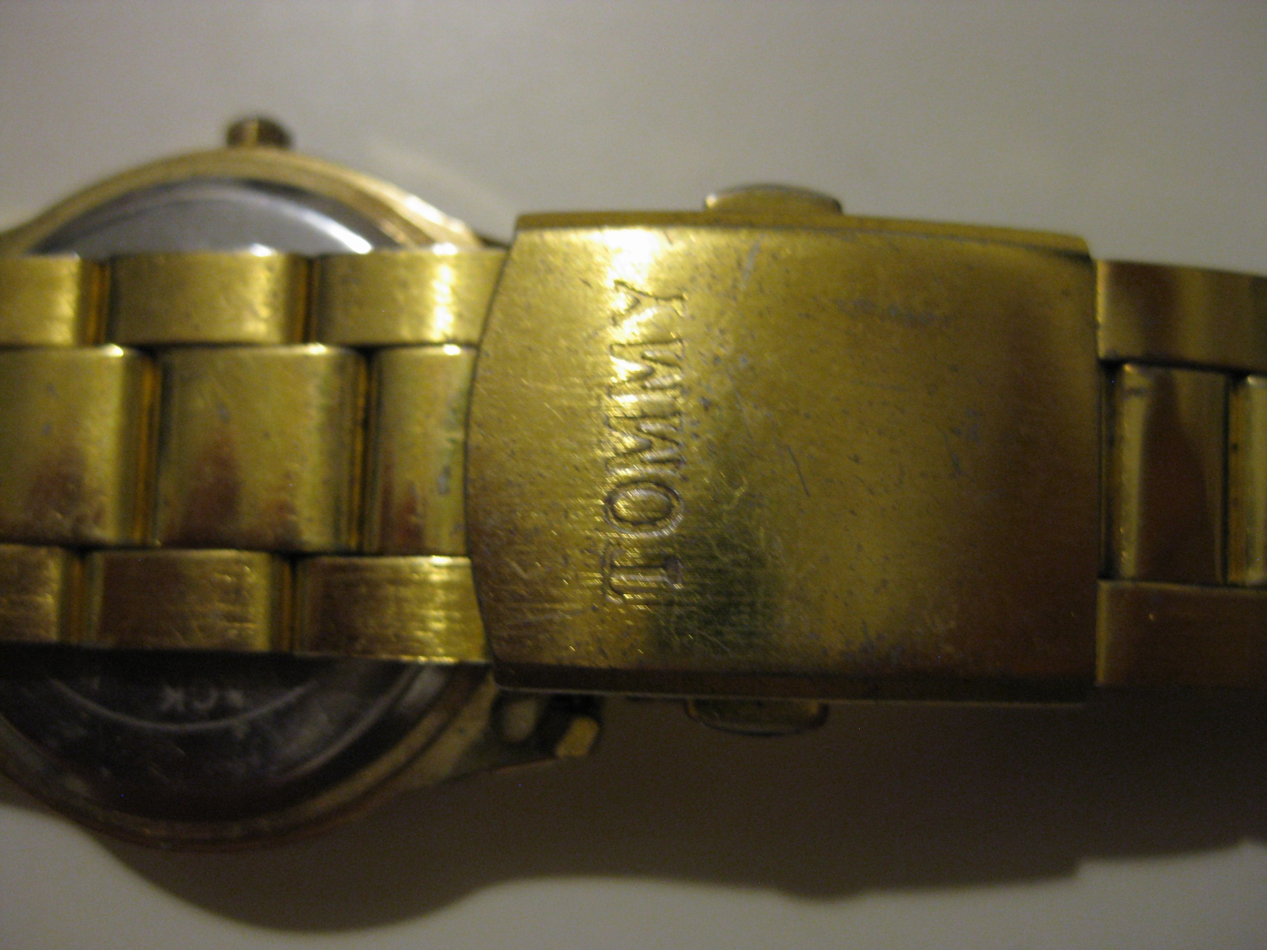 Tommy Hilfiger Gold Tone Women's Crystal Butterfly Wristwatch image 5