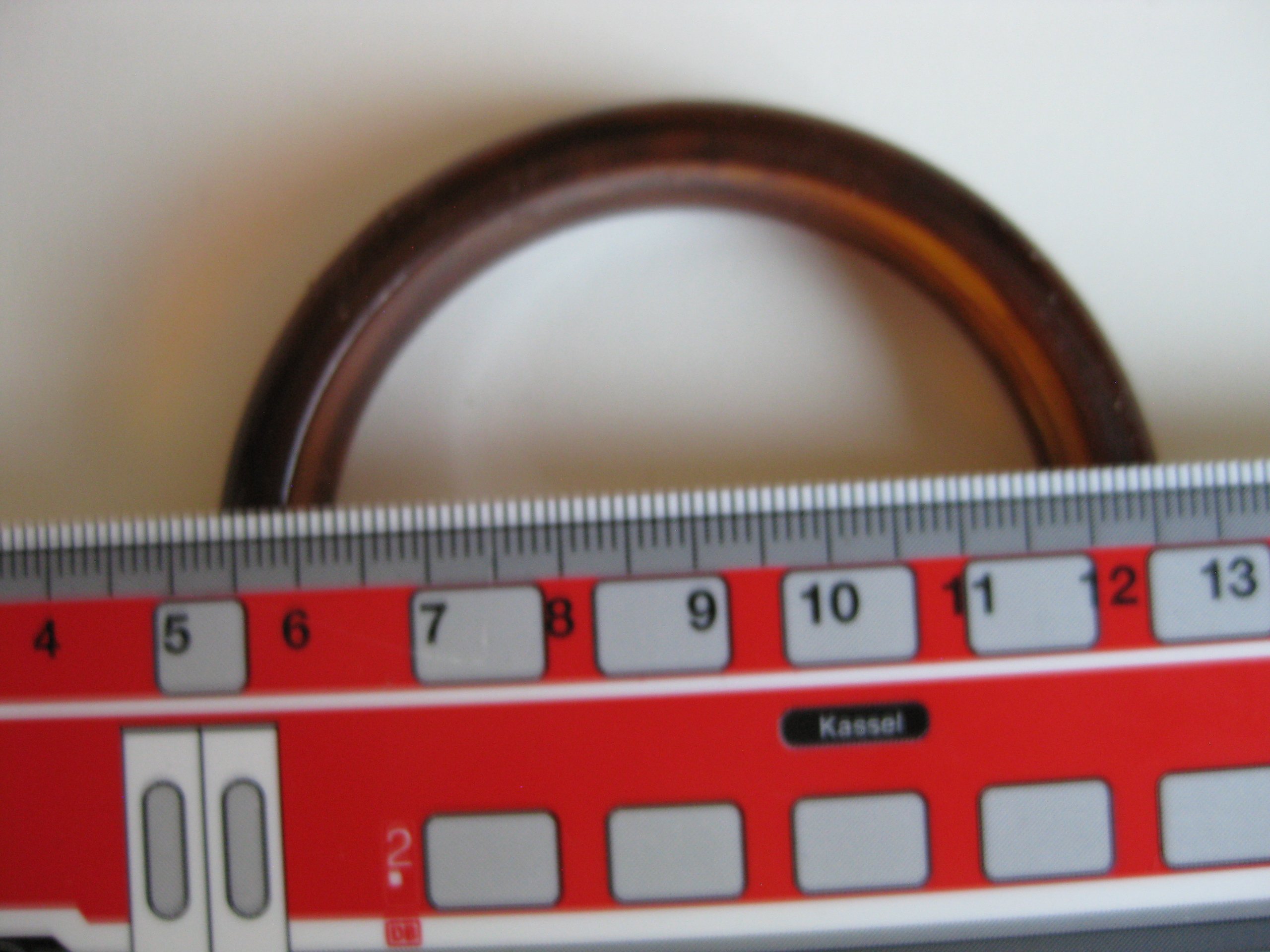 Vintage Brown Resin Bangle Bracelet image 7