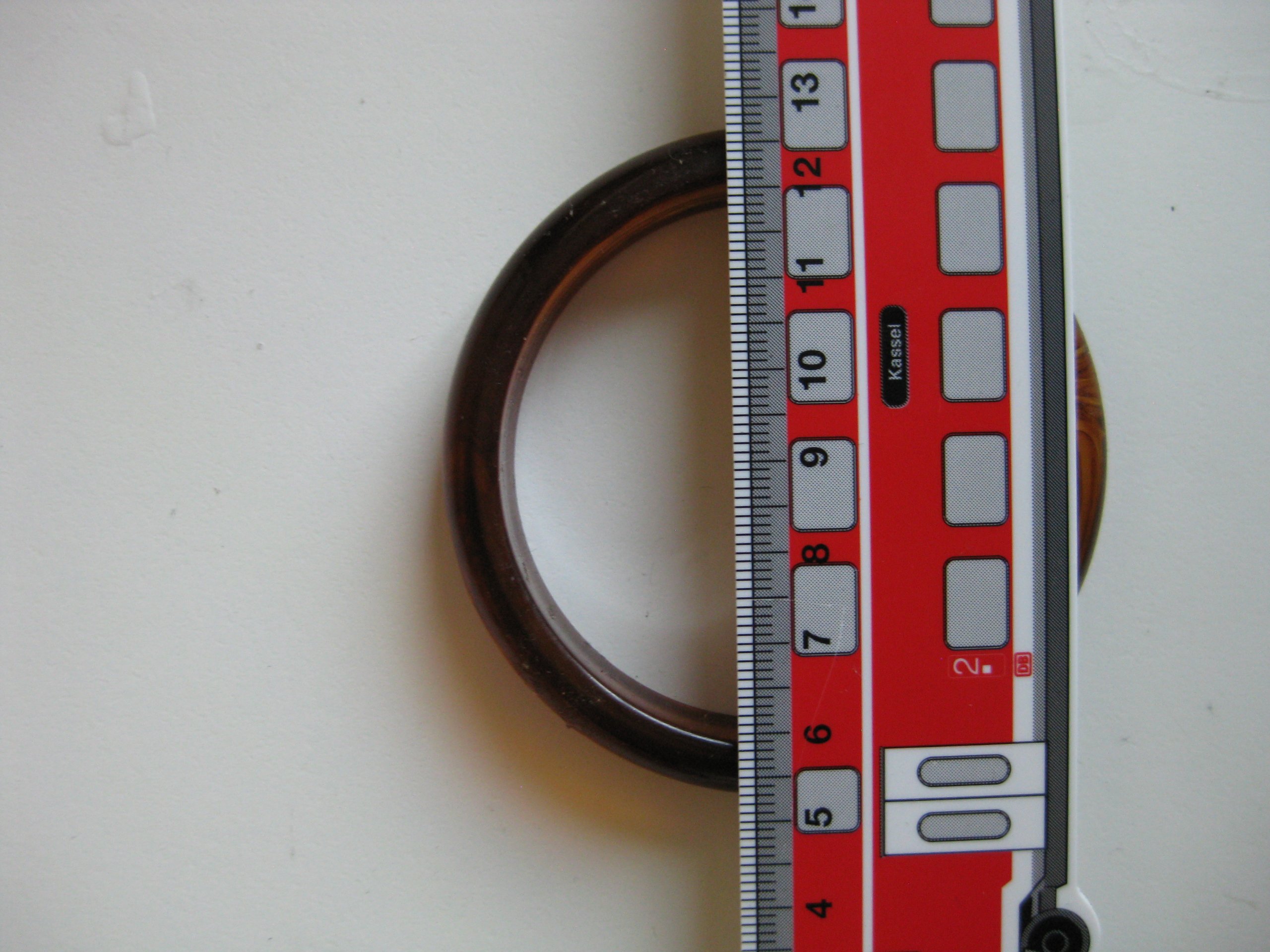 Vintage Brown Resin Bangle Bracelet image 8