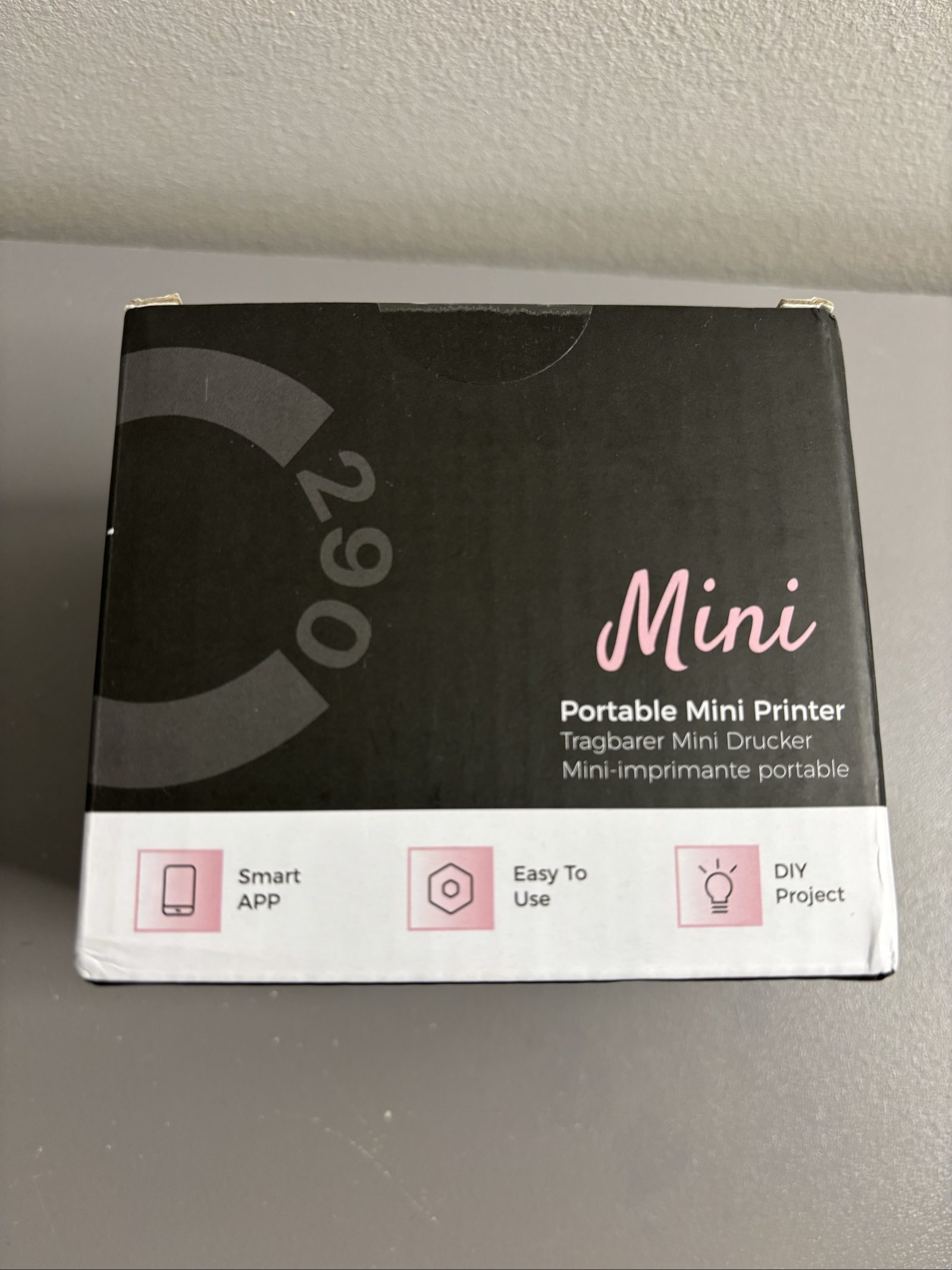 PM290C Pink Mini Portable Bluetooth Photo Printer B image 2