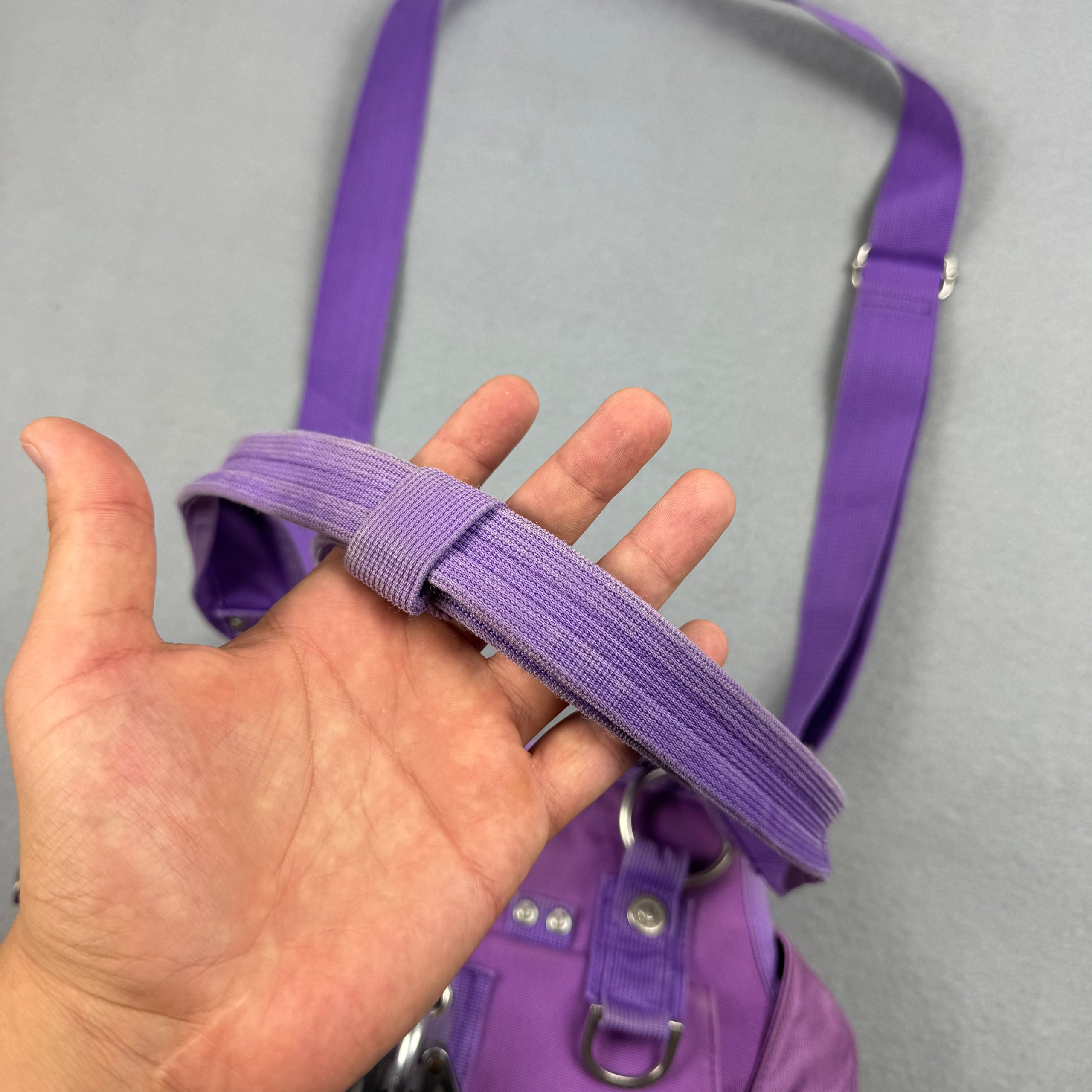 George Gina & Lucy She Said He Said Purple Y2K Shoulder Hand bag image 9