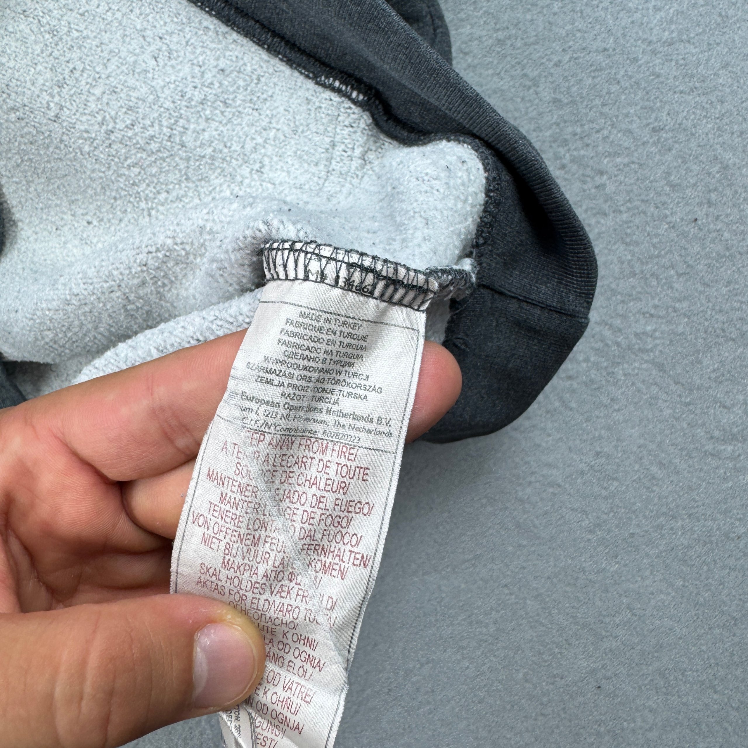 Nike Grey Hoodie White Small Swoosh Size 18-20 / 164-176cm image 8