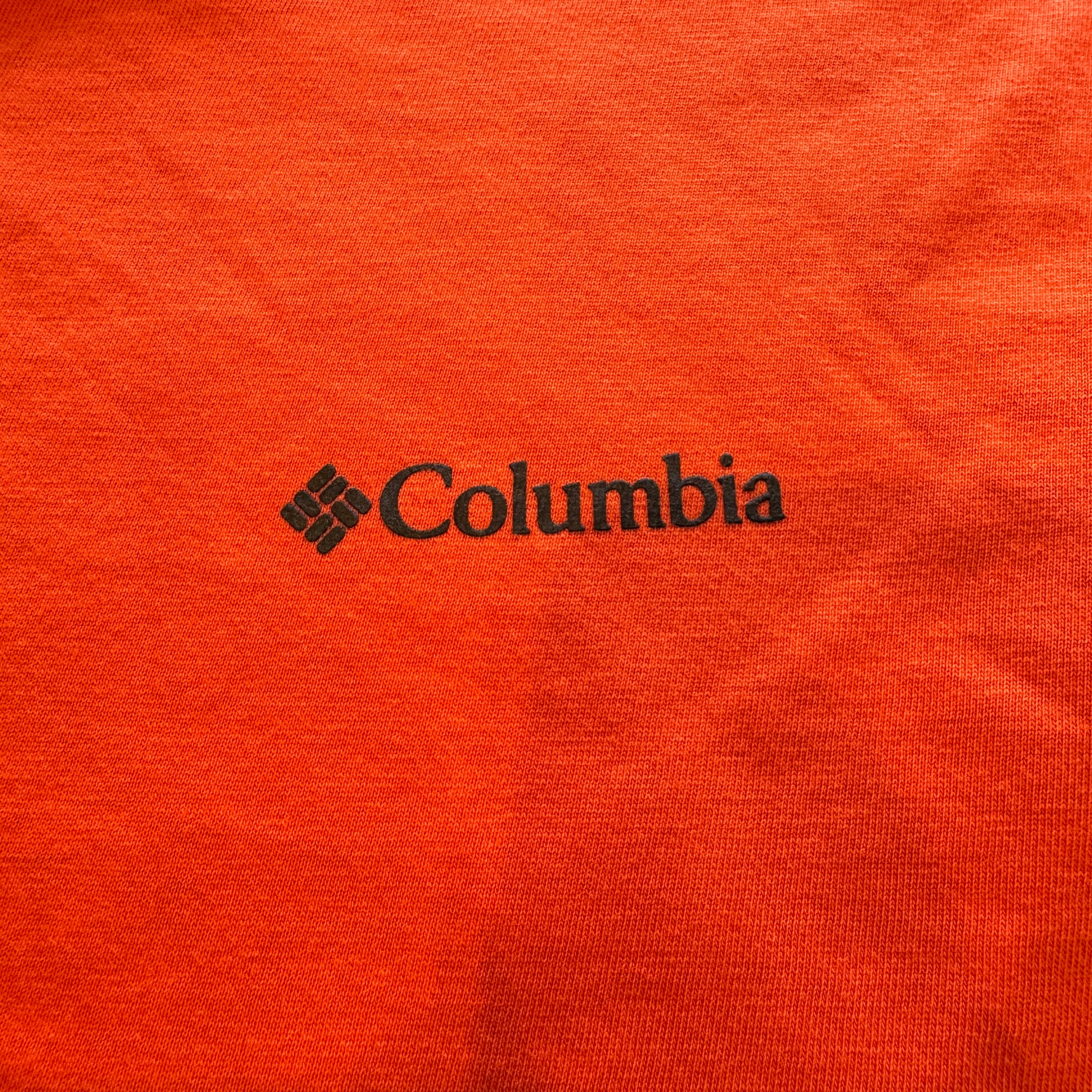 Columbia Men's Bright Orange Established 1938 Graphic T-Shirt Size S image 4