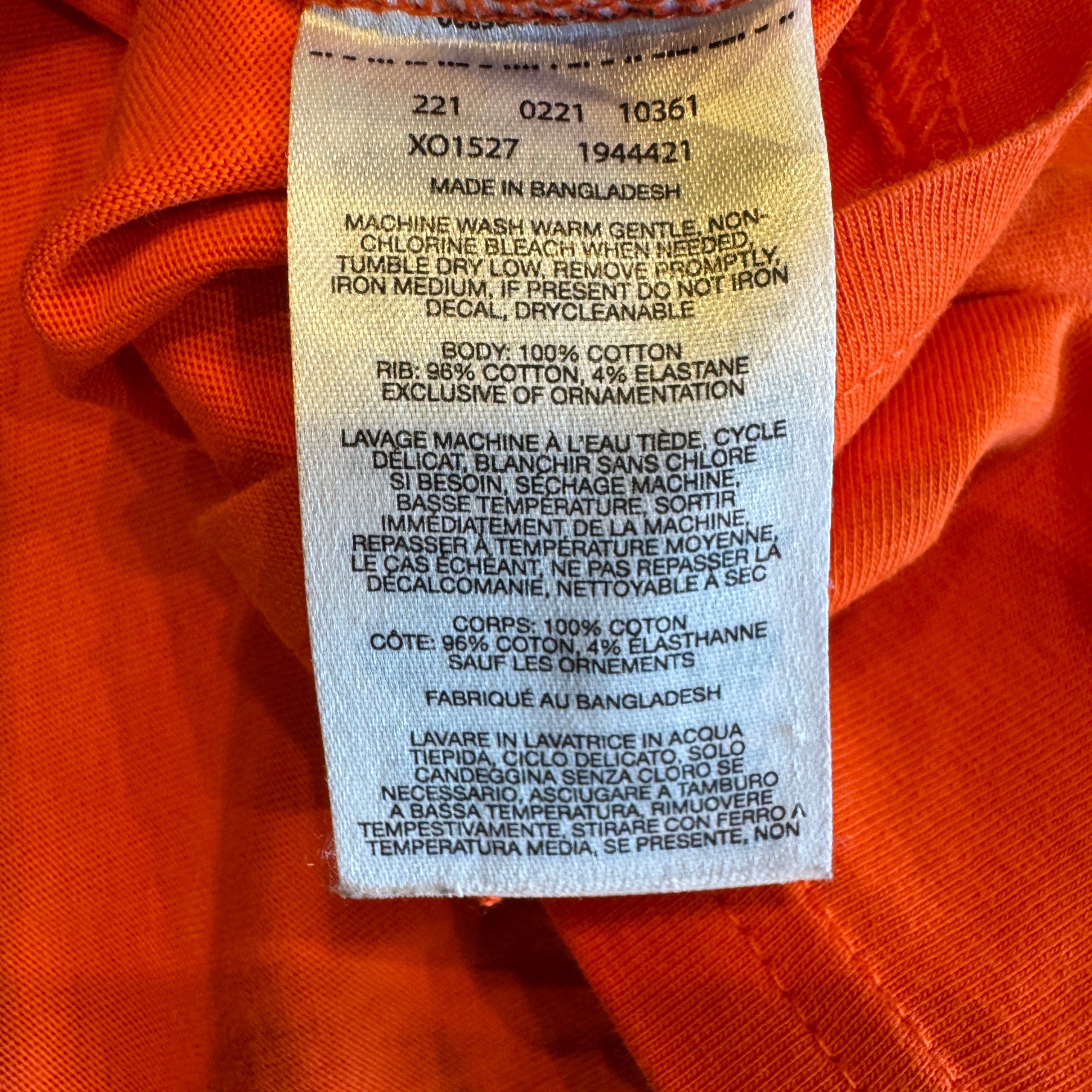Columbia Men's Bright Orange Established 1938 Graphic T-Shirt Size S image 5