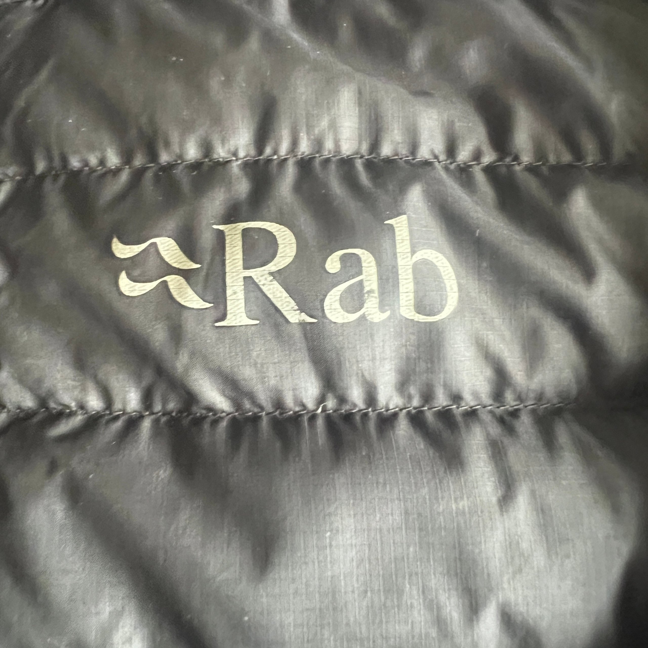 Rab Mens Microlight Down Jacket Black Size L Lightweight Puffer Coat QDA-63 Trim image 4