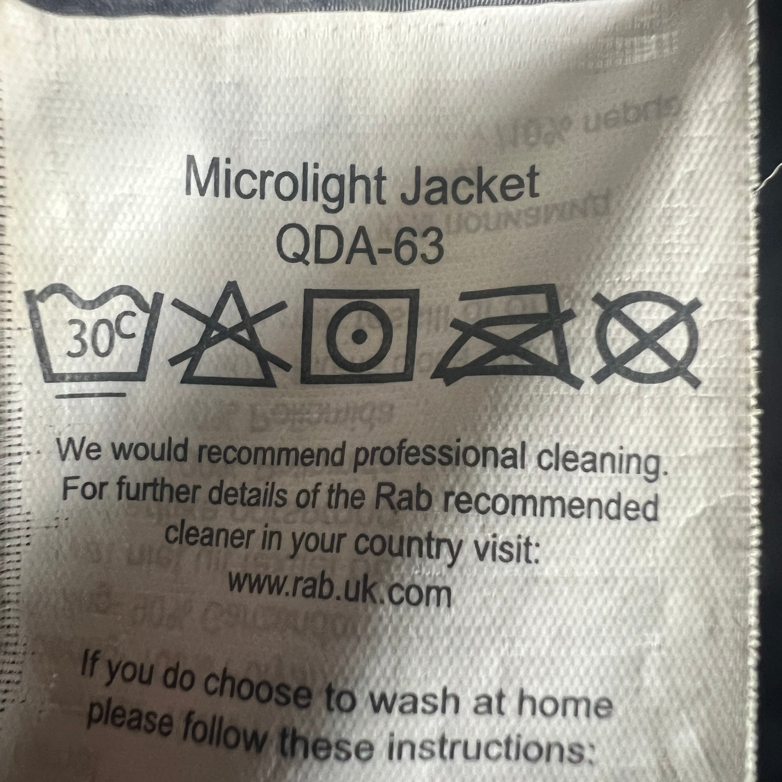 Rab Mens Microlight Down Jacket Black Size L Lightweight Puffer Coat QDA-63 Trim image 8