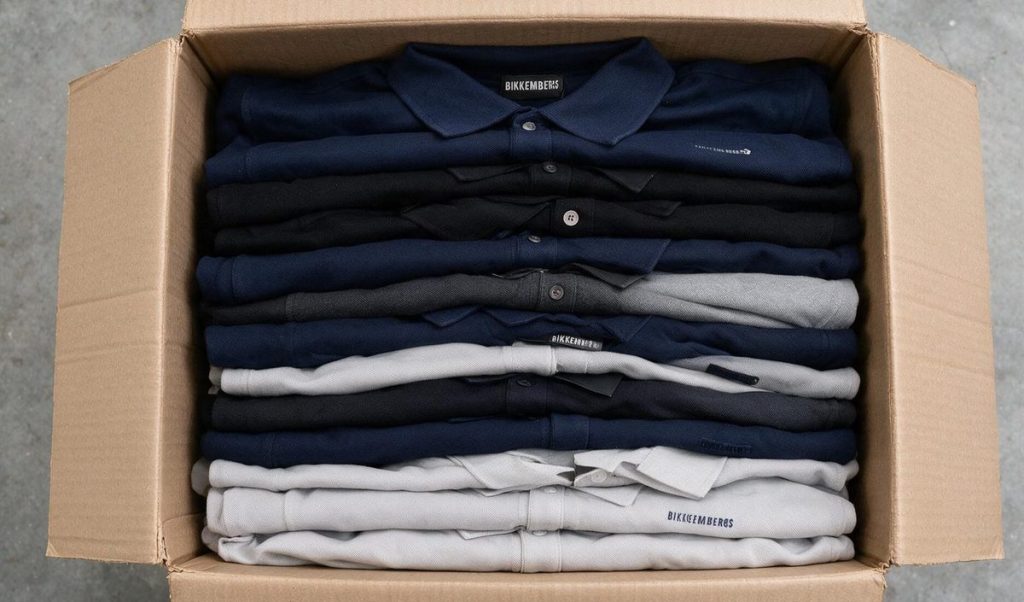 Caja 10x Polos Bikkembergs – lote mayorista 10 piezas, nuevo con etiqueta