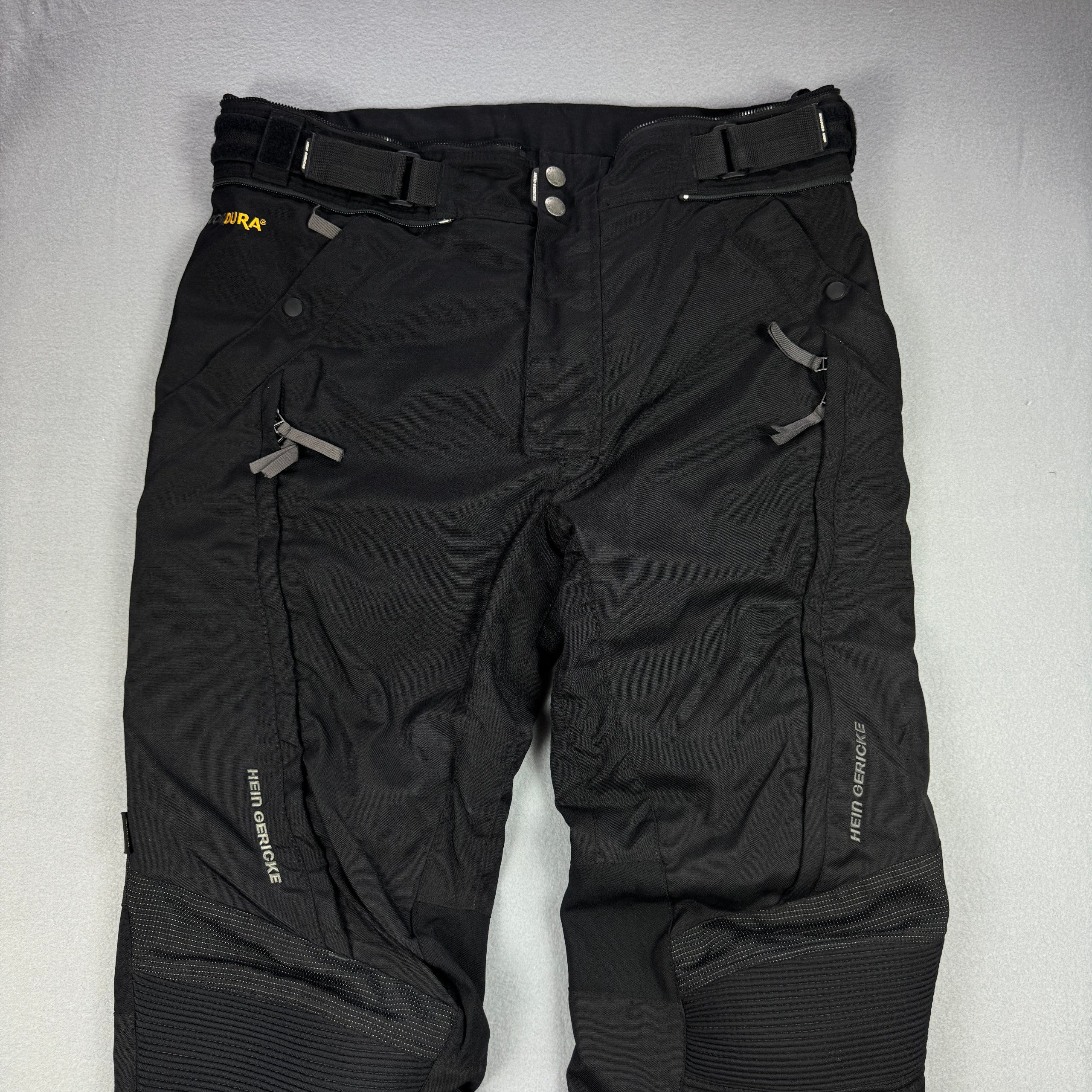 Men`s Hein Gericke Black Gore-Tex Cordura Waterproof Motorcycle Biker Pants Like a new Size 56 / XXL image 3