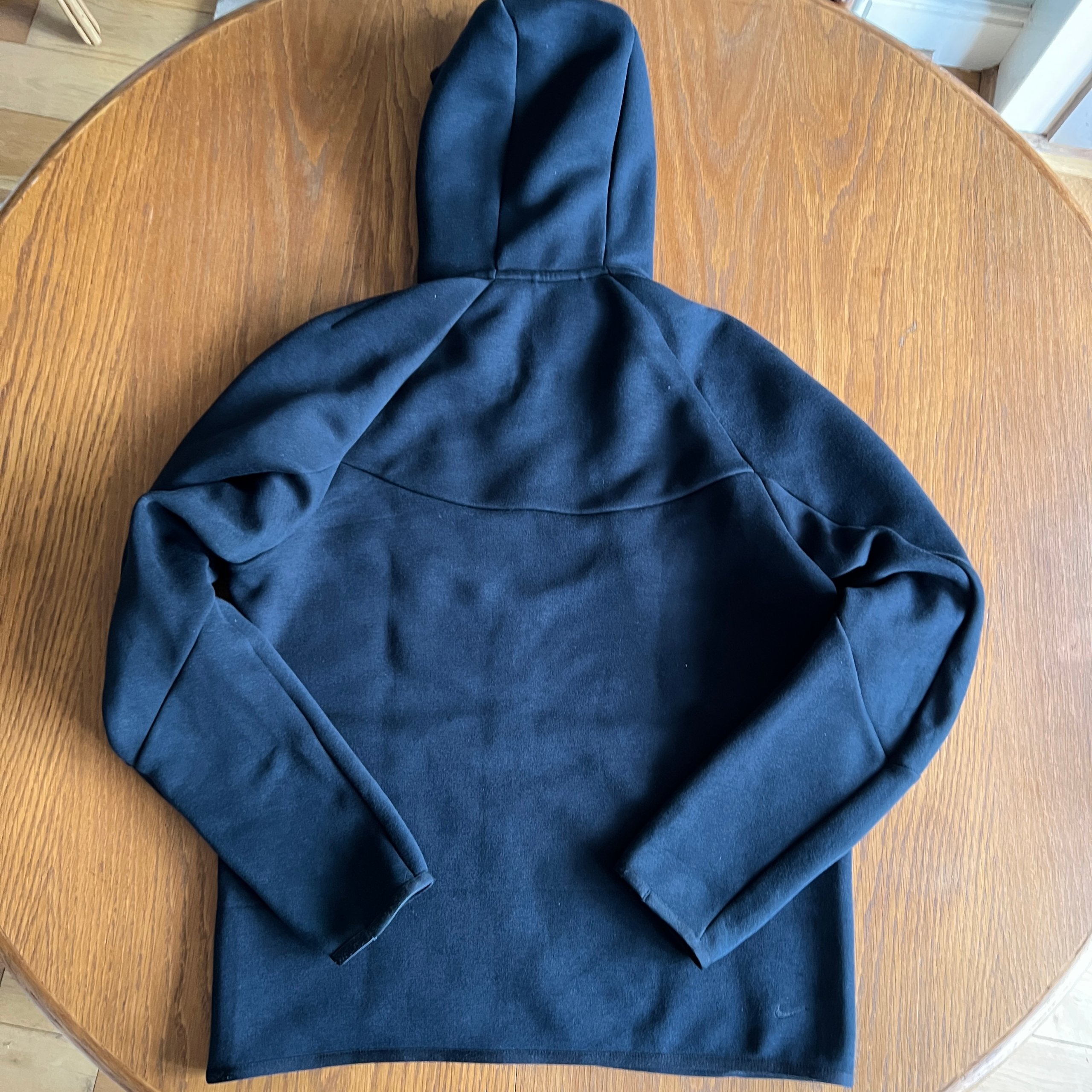 Nike Tech Fleece Full Zip Hoodie Black Men's Size M Lightweight Jacket HV0949-010 image 2