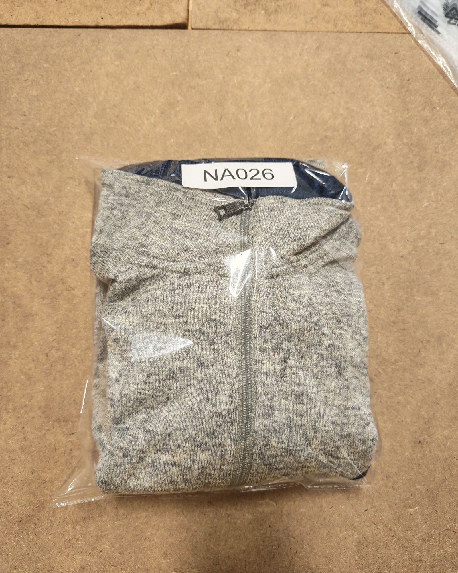 Nautica Grey Half-Zip Polyester Sweater Large image 9