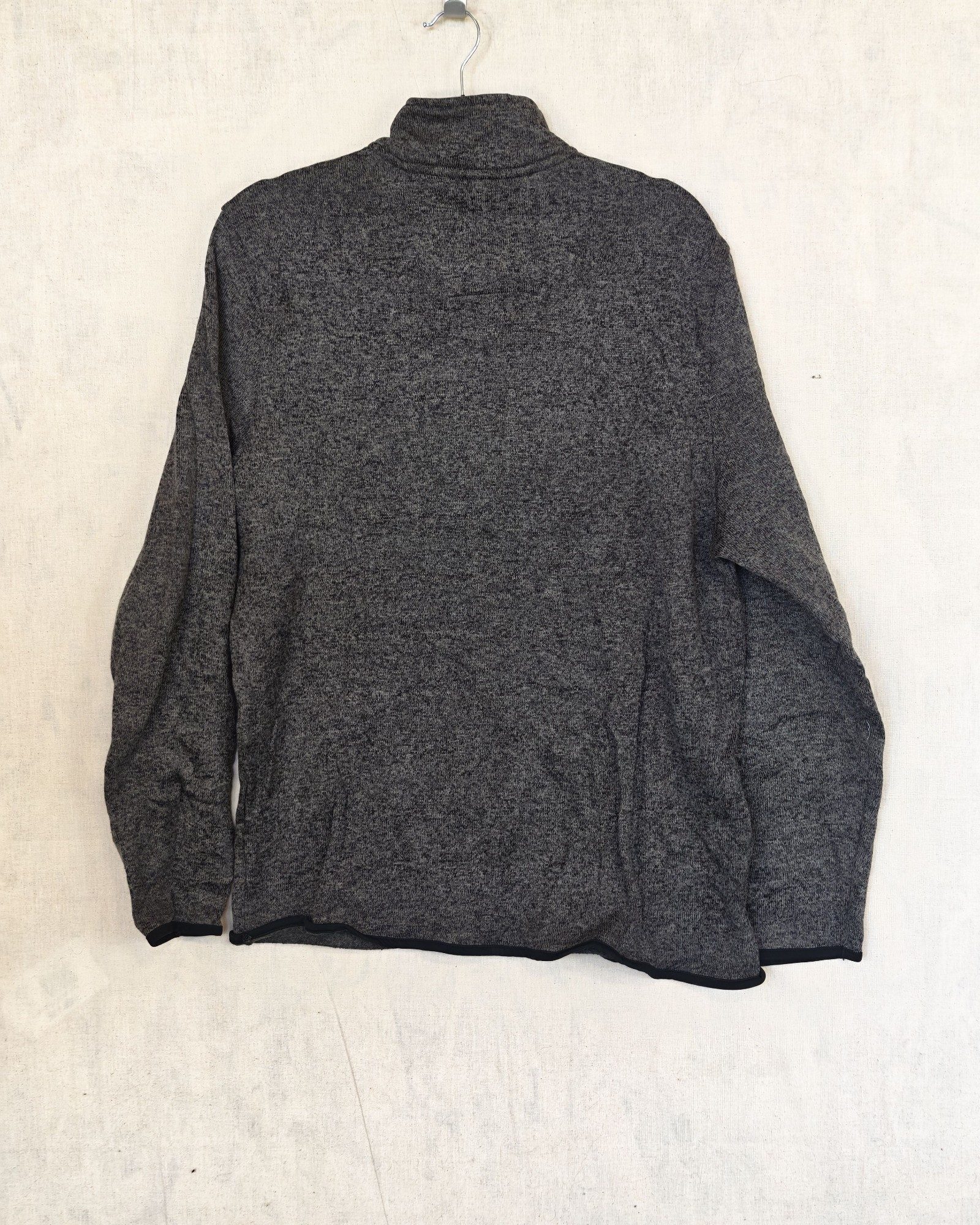 Nautica Grey Quarter Zip Sweater XL Sailing Gorpcore image 2