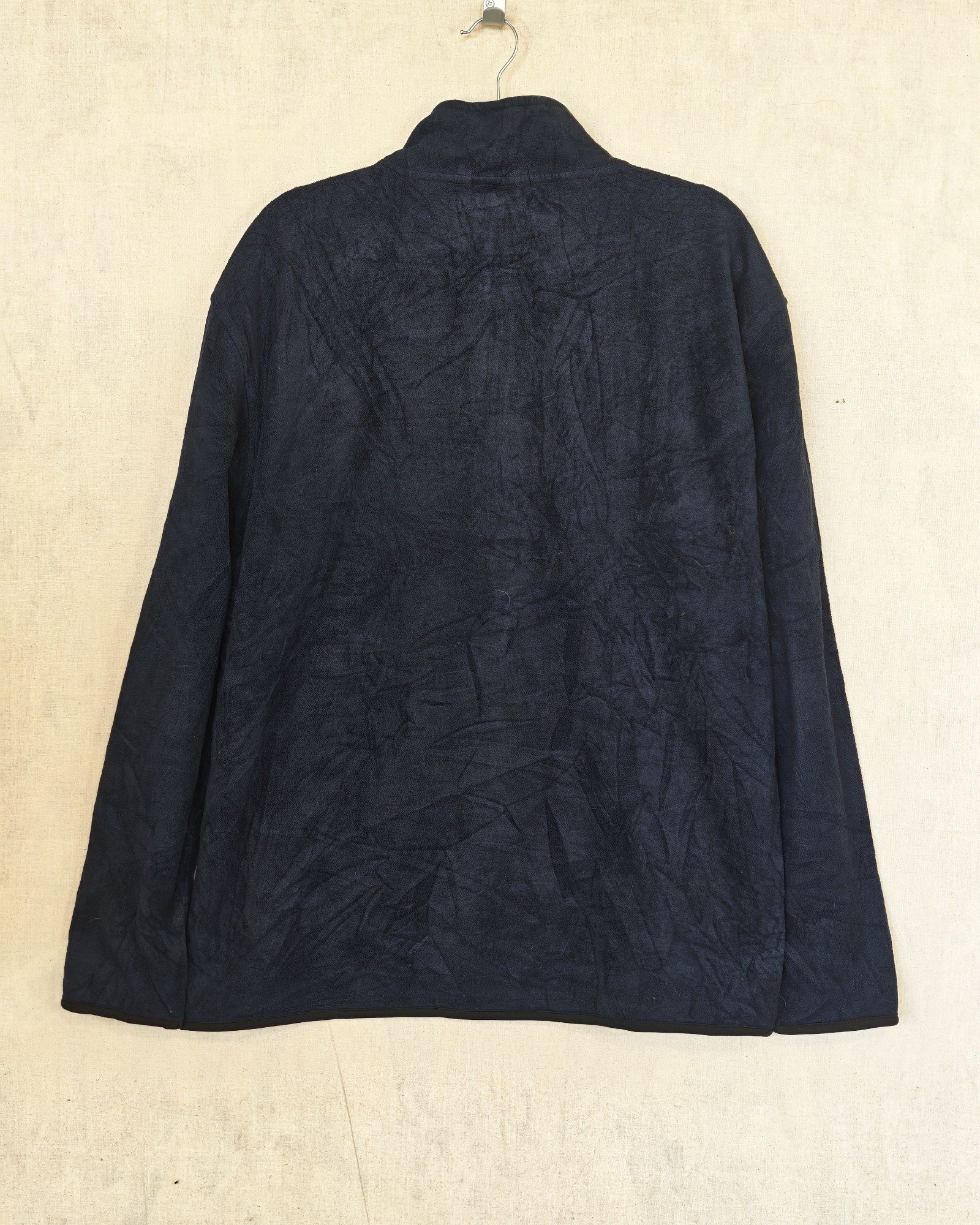 Nautica Navy Blue Fleece Half-Zip Jumper XL Sailing Gorpcore Streetwear image 2