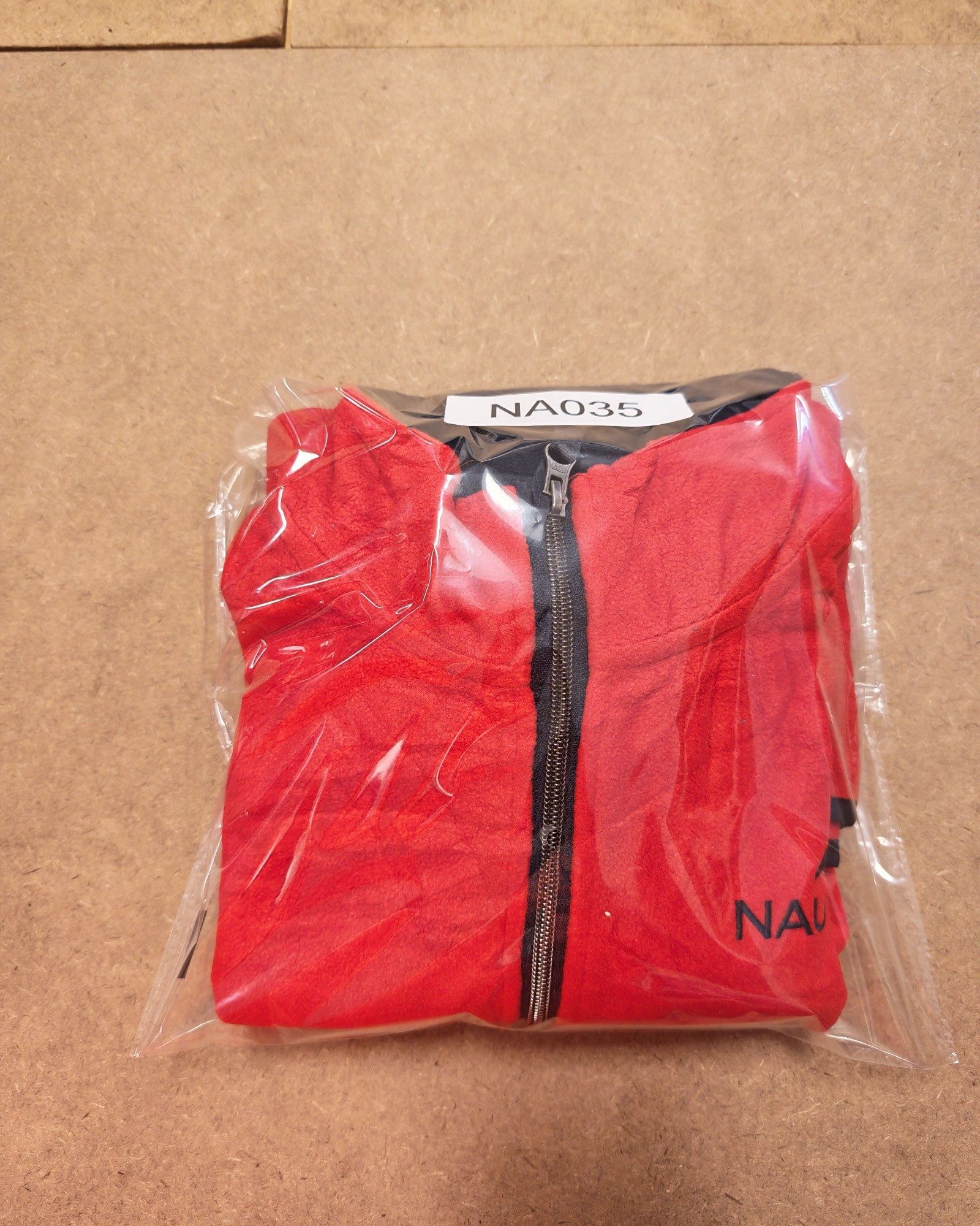 Nautica Red Fleece Full-Zip Unisex Jacket XL 18/20 Polyester Sailing Gorpcore Streetwear image 10