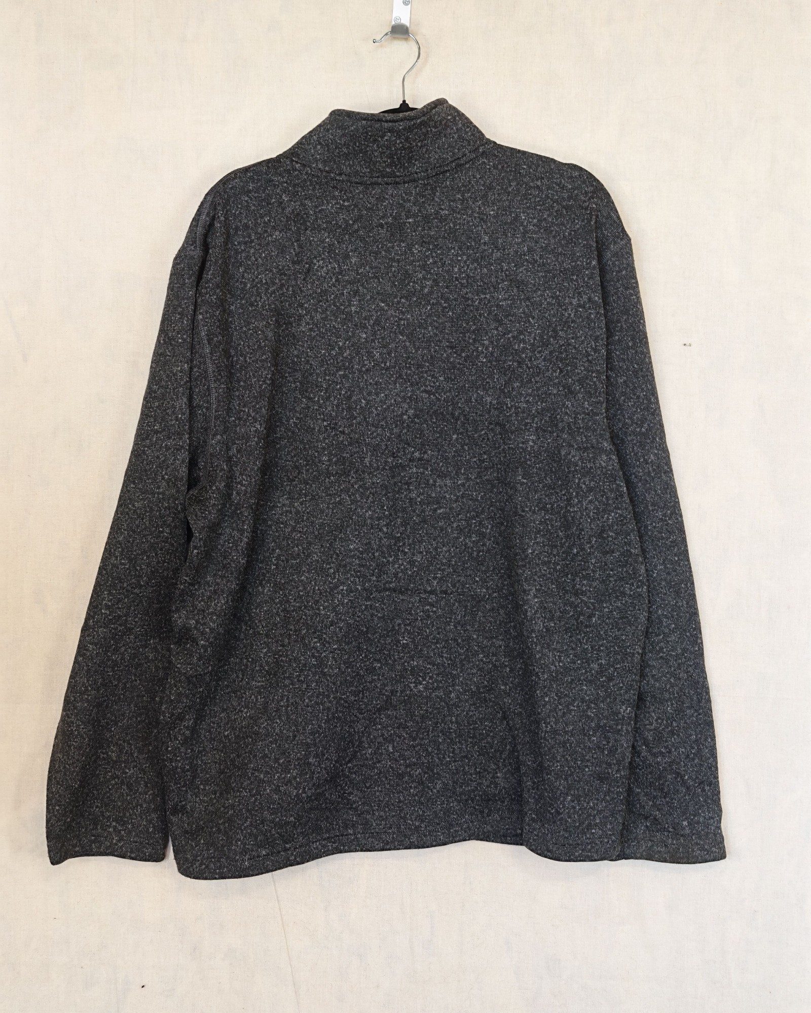 Nautica Grey Polyester Quarter Zip Sweater XL Sailing Gorpcore Streetwear image 2