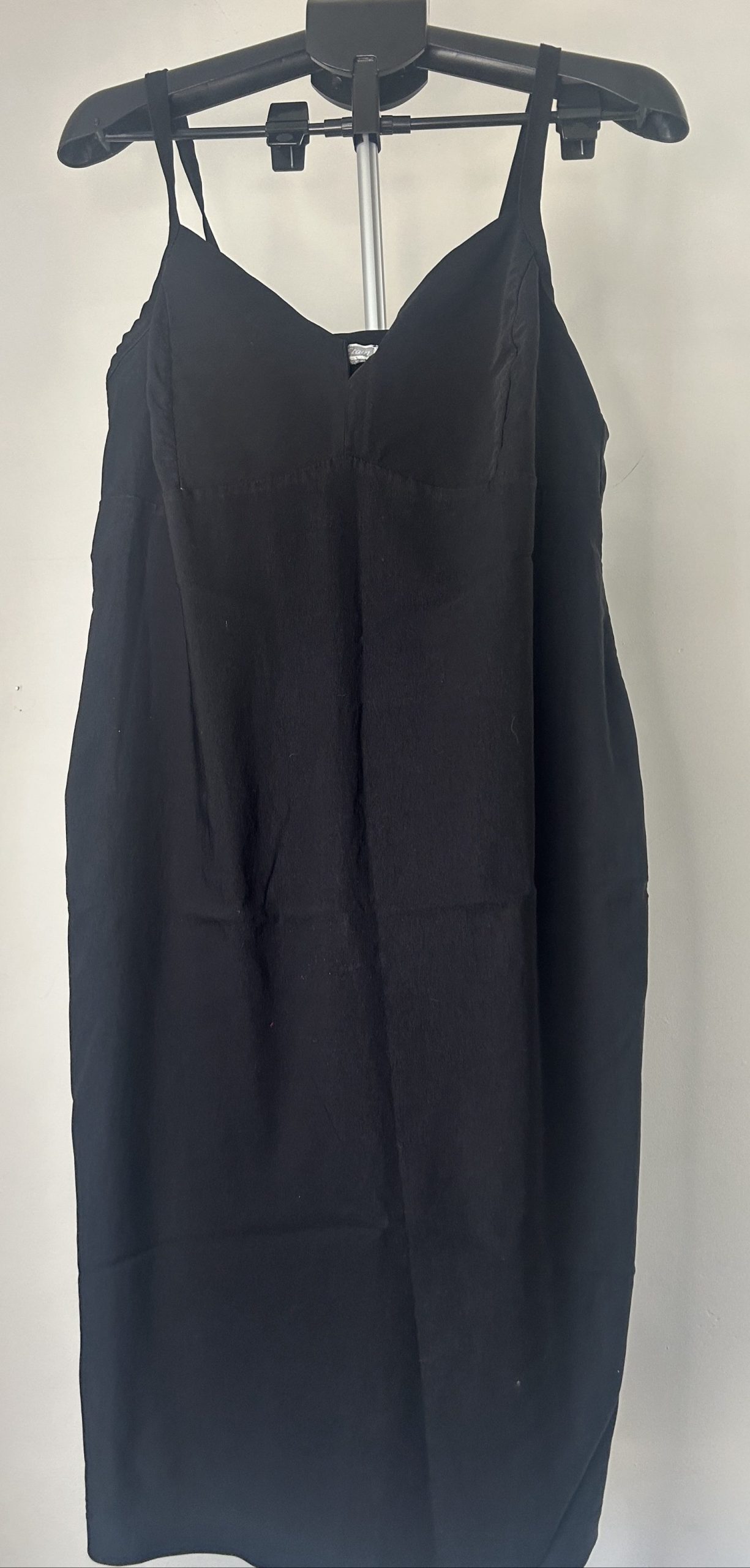 Etam Vintage Black Viscose Blend Slip Dress large