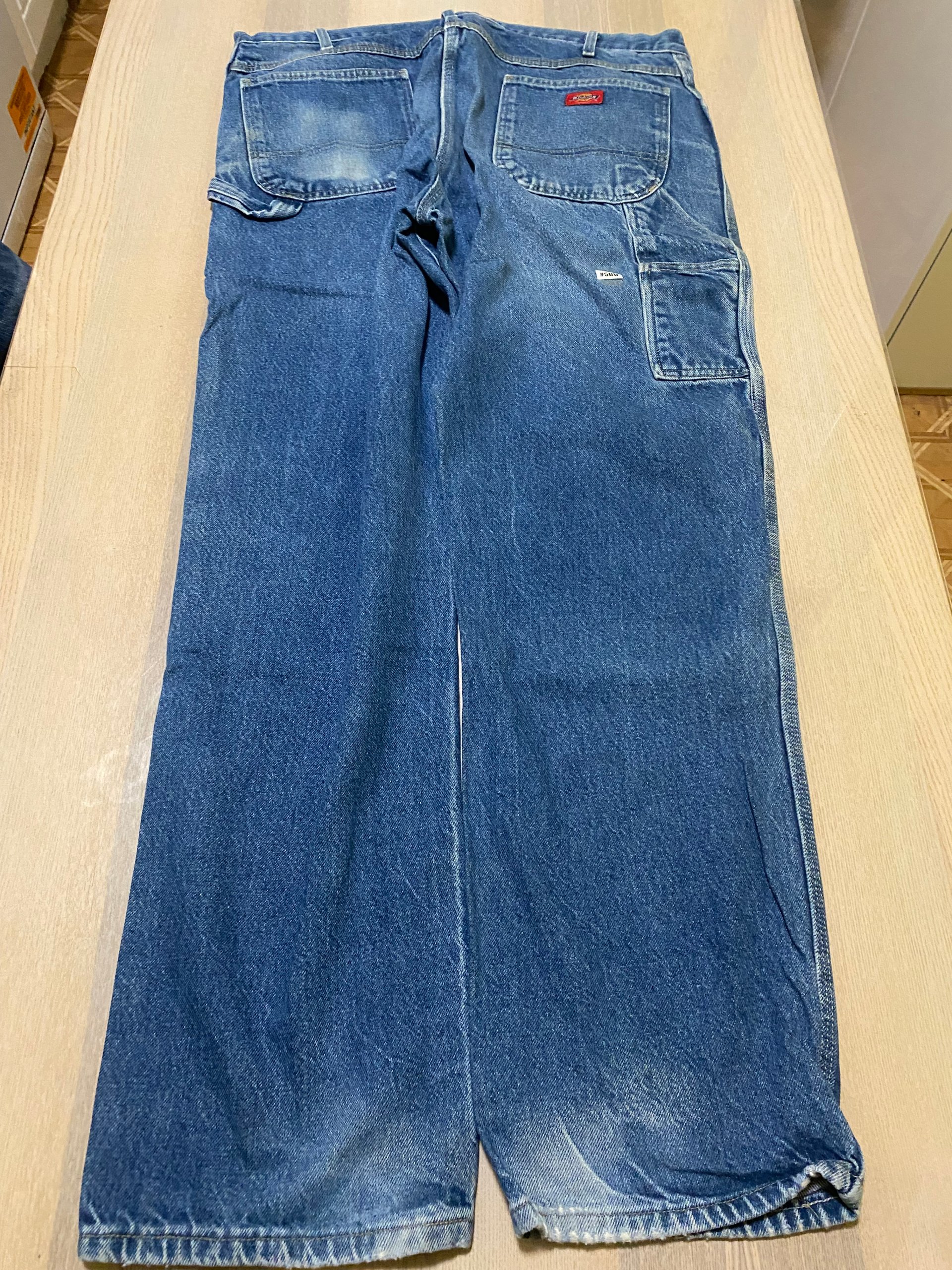 Dickies Baggy Jeans W36 L34 Blue Loose Fit Skate Y2K Vintage #5BD