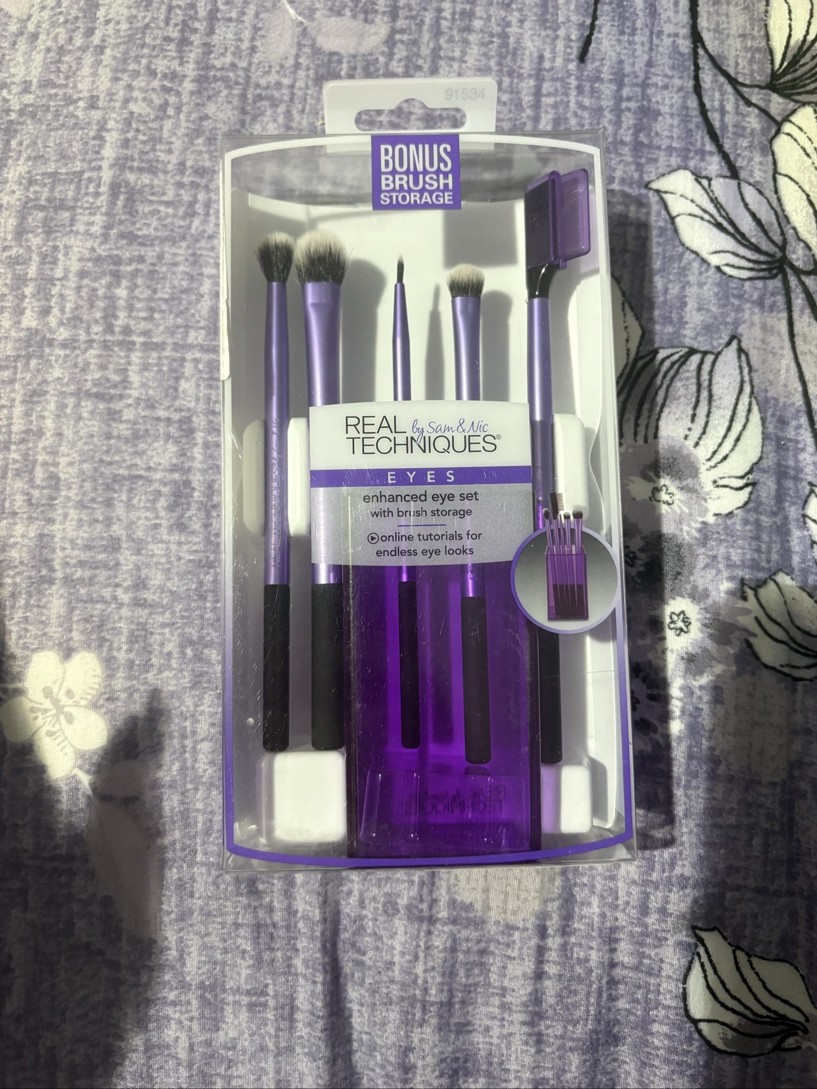 Real Techniques Purple Enhanced Eye Brush Set