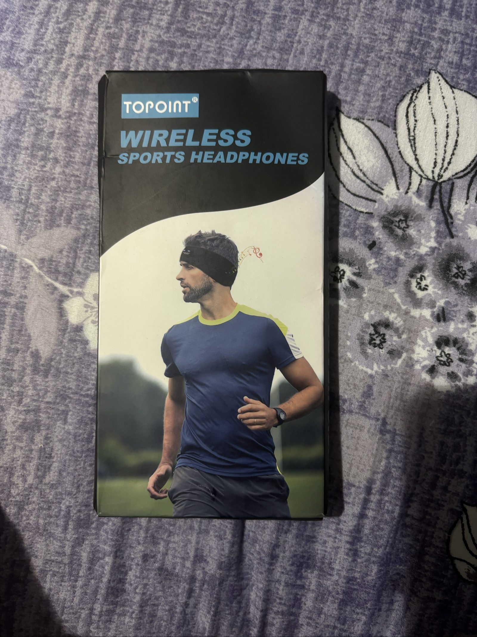 Topoint Wireless Sports Headphones Bluetooth 5.4 Black
