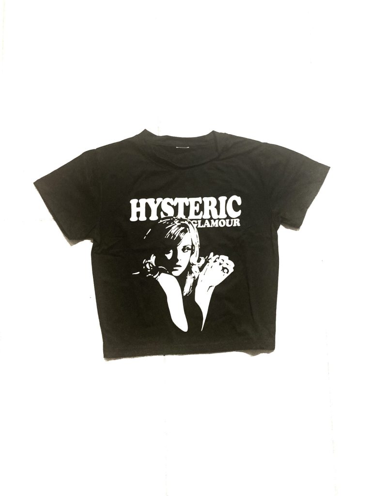 Hysteric Glamour Black Graphic T-Shirt