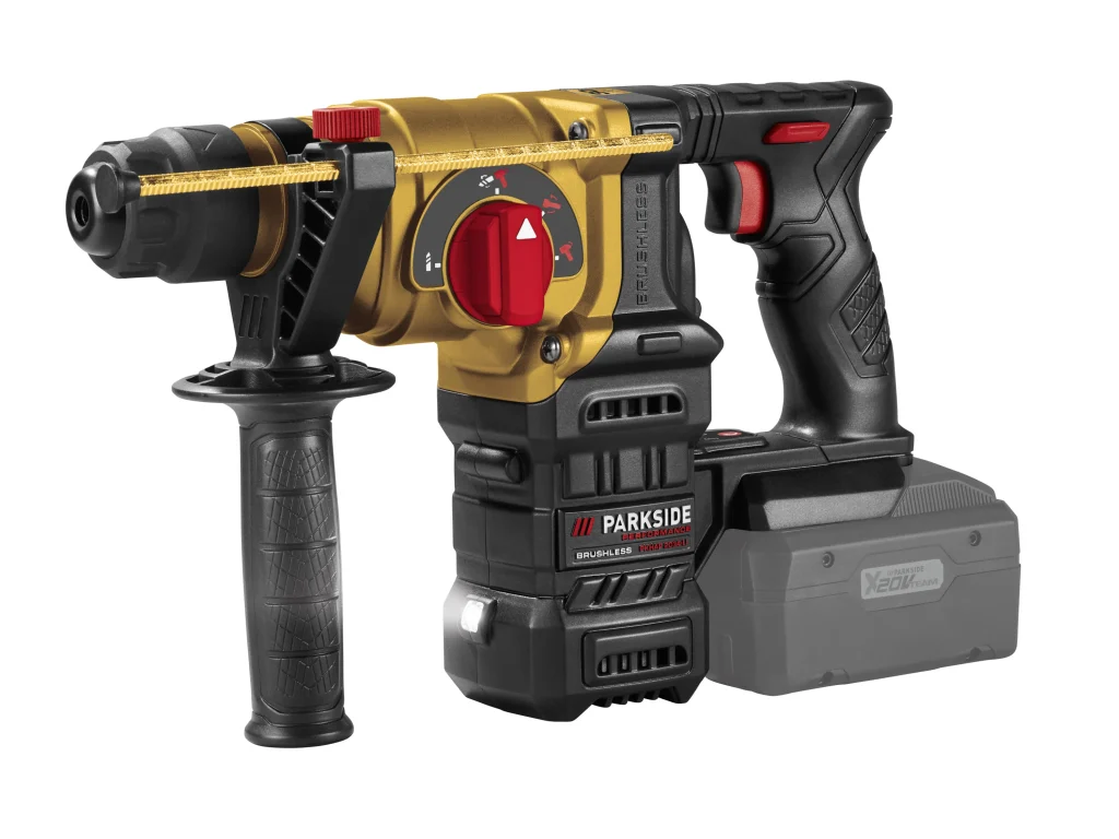 PARKSIDE PERFORMANCE® 20 V Akku-Kombihammer Limited Edition »PKHAP 2034-Li B1« Gold and Black