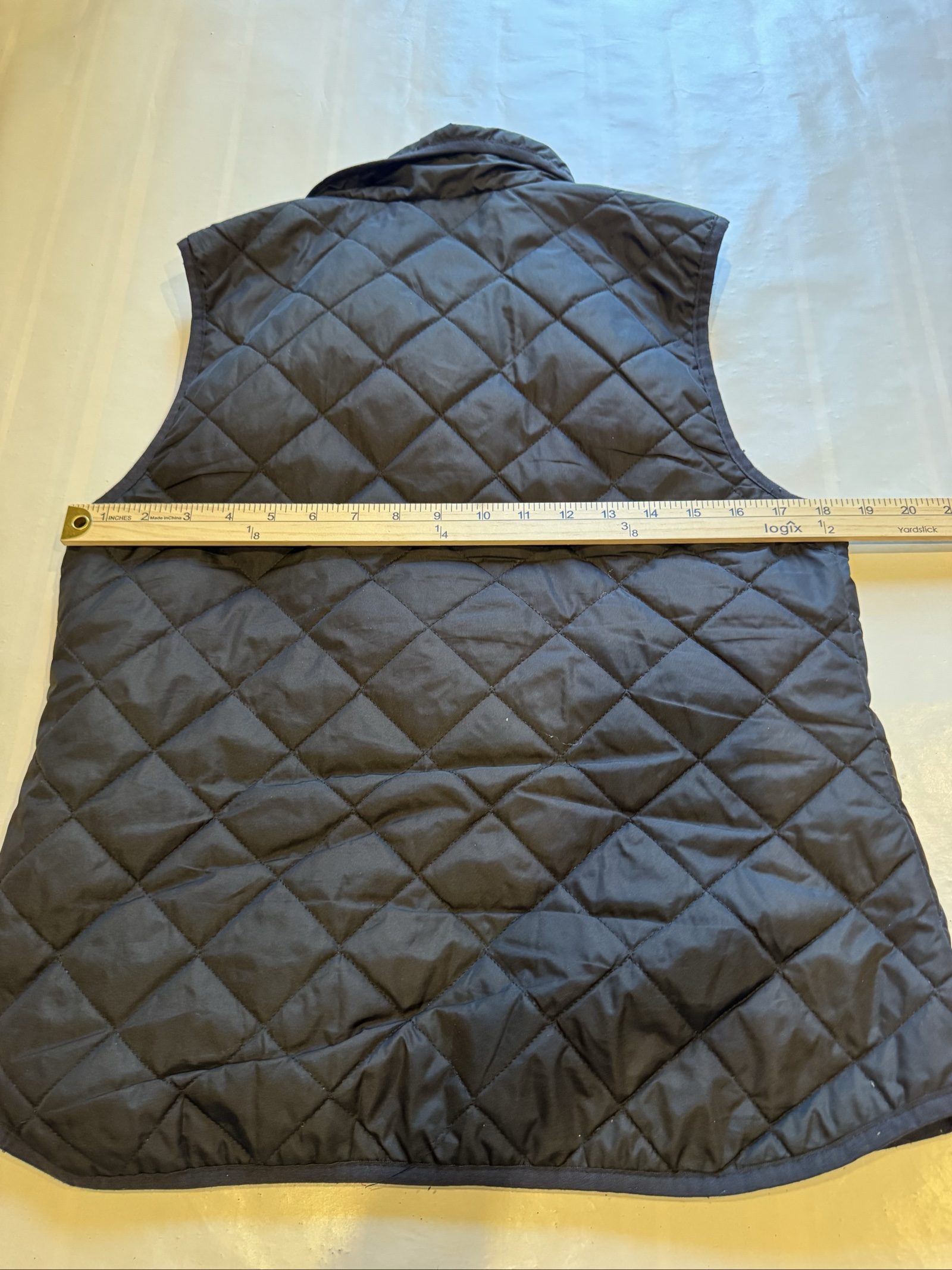Women’s Old Navy Quilted Full Zip Vest – Black – Medium image 6