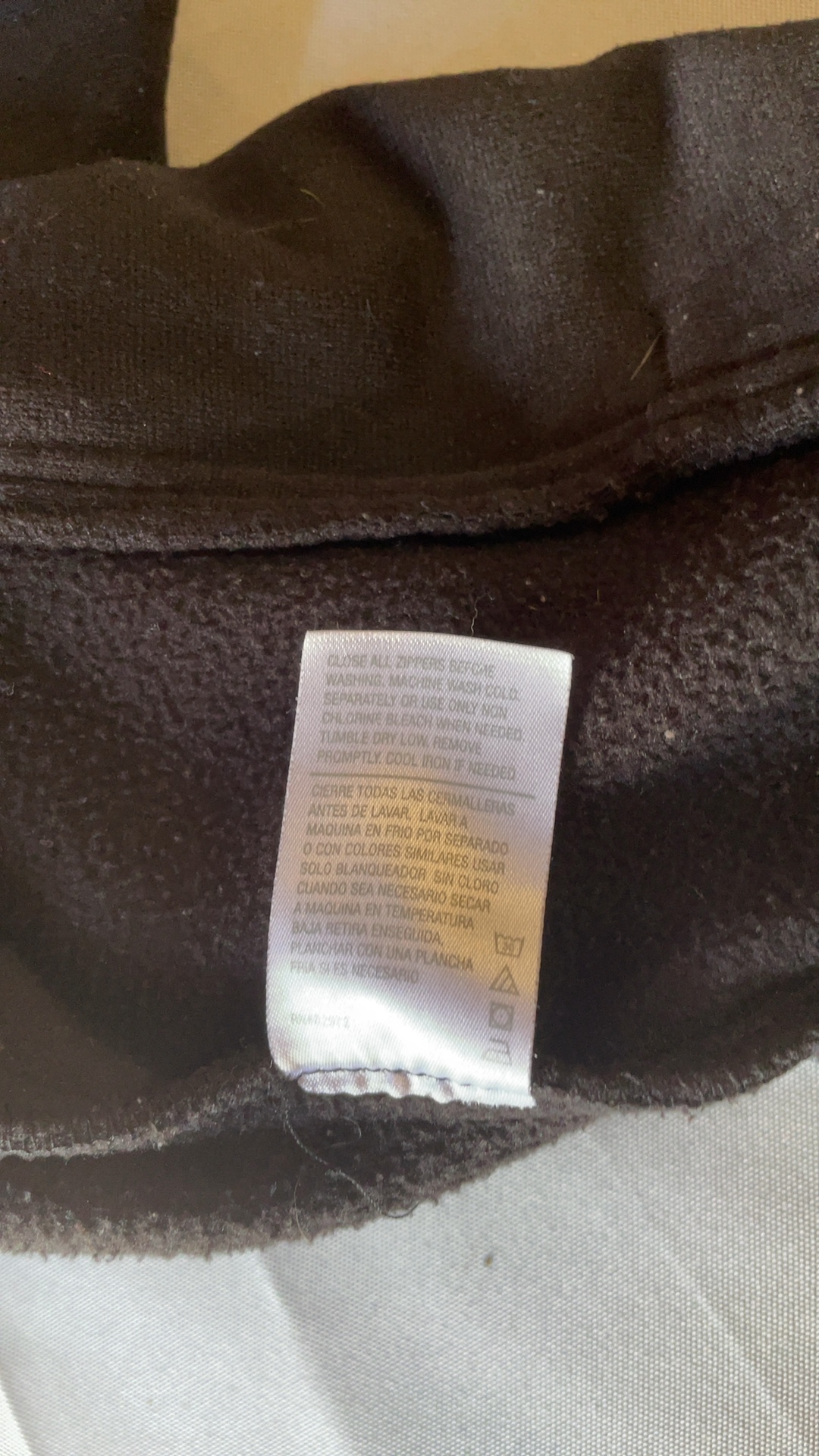 Champion Black Fleece Jacket 2XL Full Zip Pockets image 8