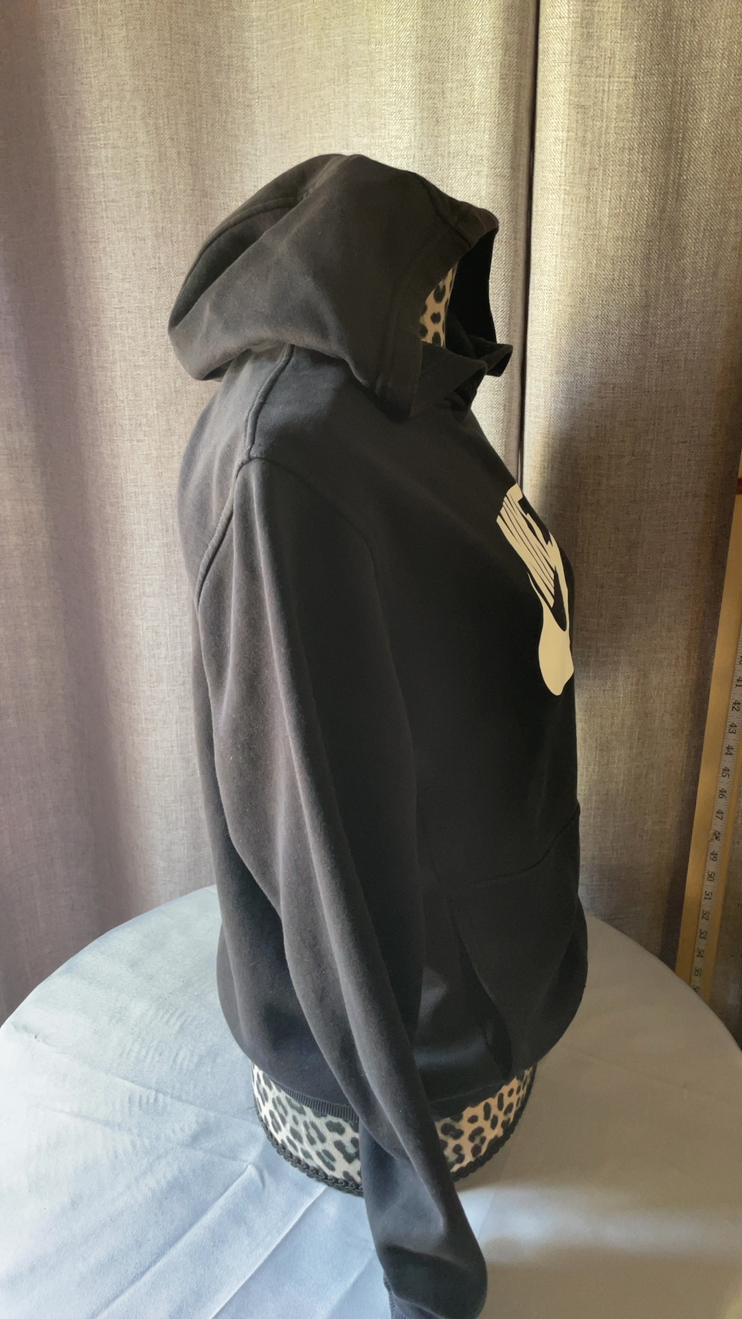 Nike Black Hoodie Youth-XL Cotton Polyester Blend image 6