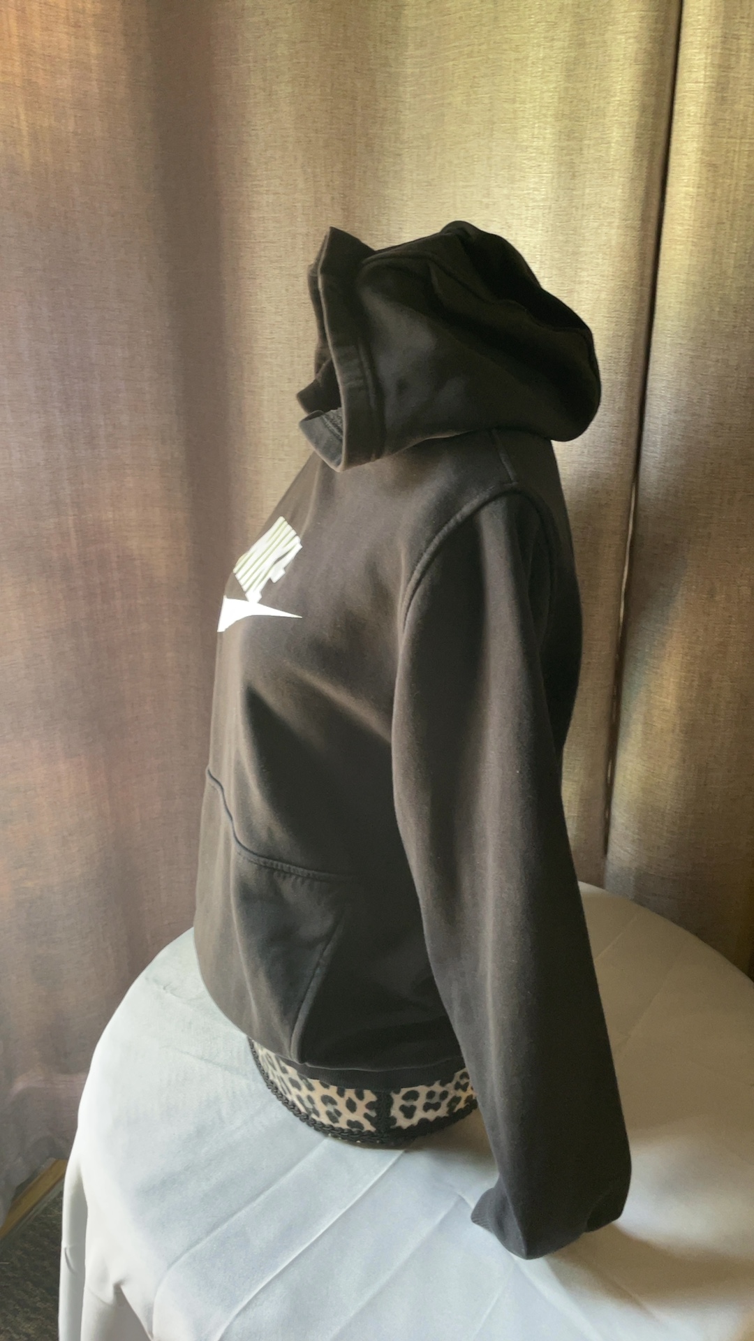 Nike Black Hoodie Youth-XL Cotton Polyester Blend image 7