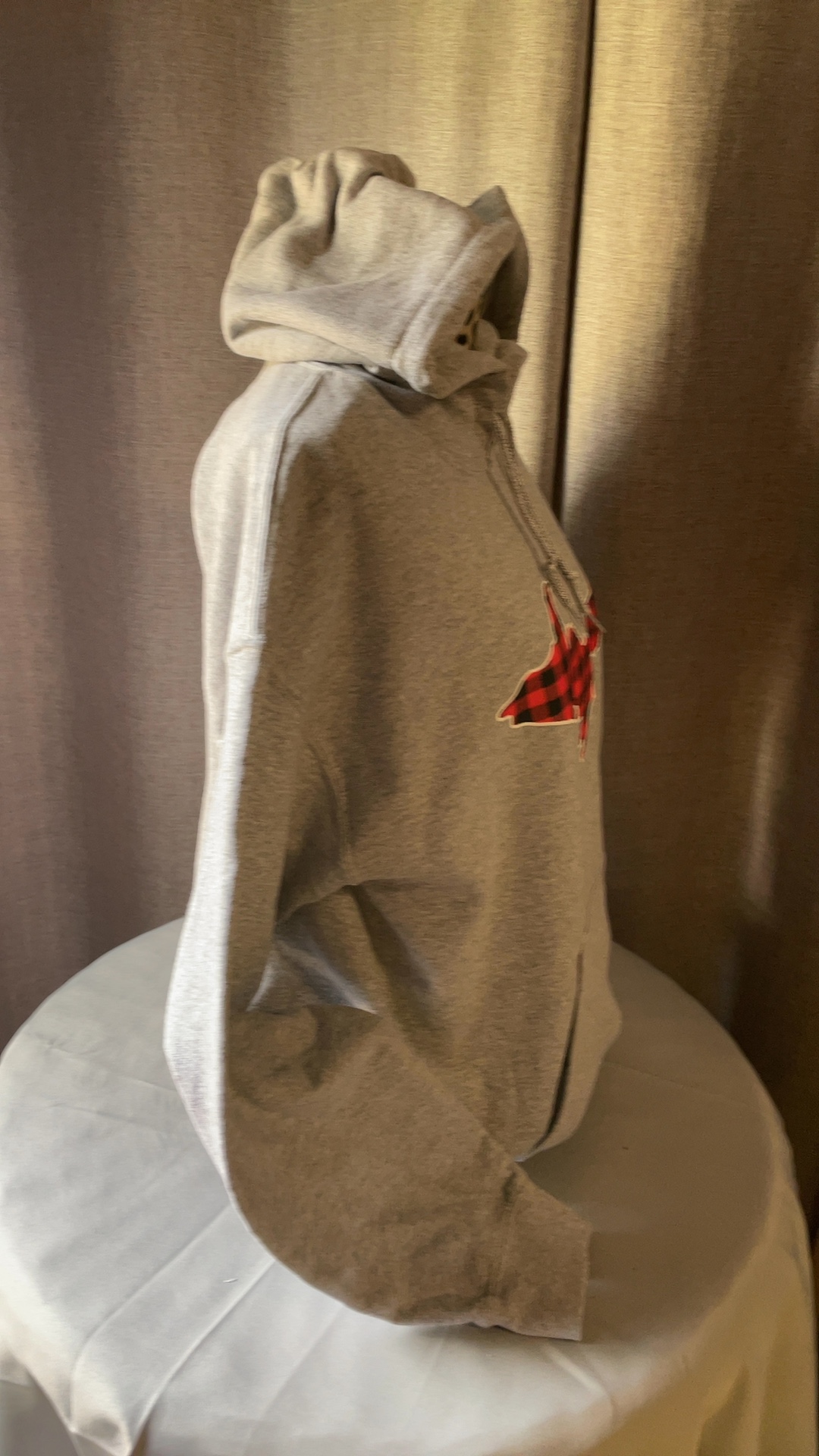 Gildan Women’s Medium Michigan Upper Peninsula Plaid Hoodie image 6
