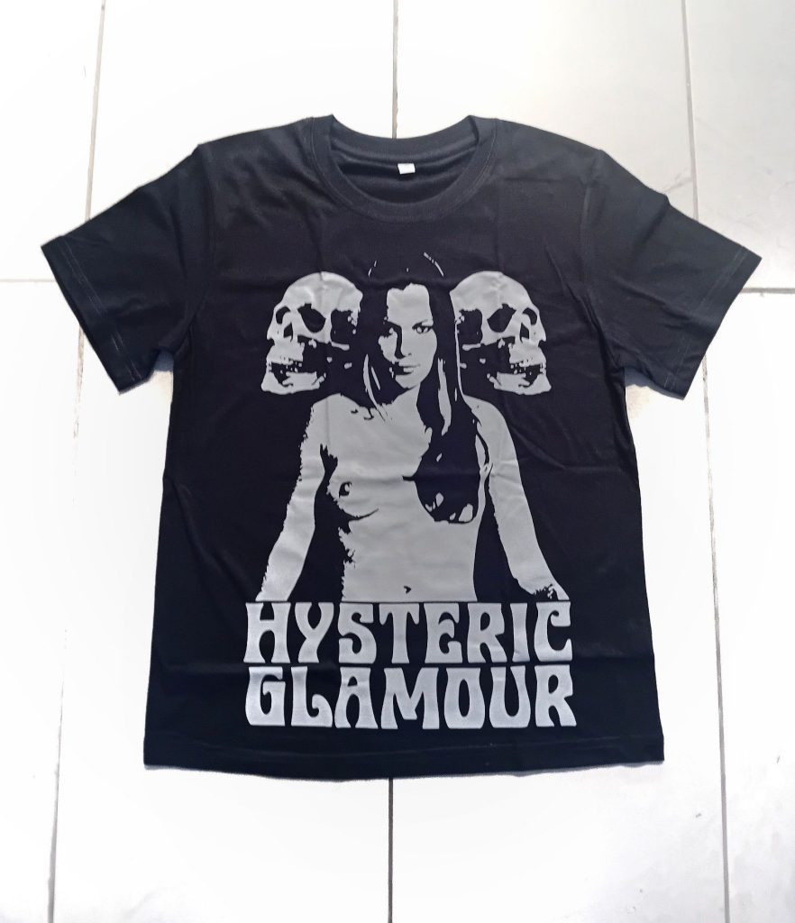 Hysteric Glamour Black Graphic T-Shirt Small